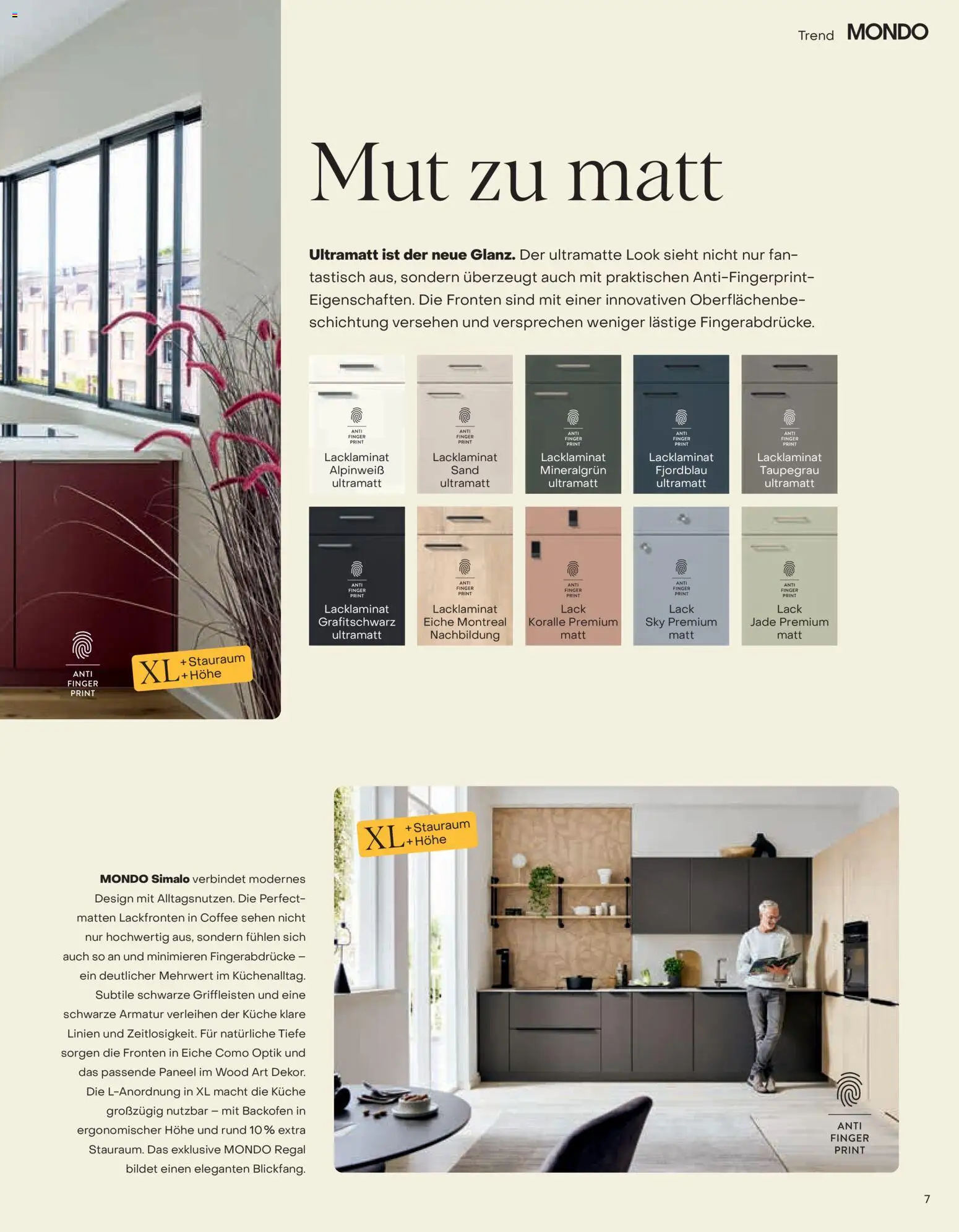 Ostermann Mondo Küchenprospekt 2026 – gültig ab 01.01.2026 | Seite: 7 | Produkte: Regal, Küche, Armatur, Backofen