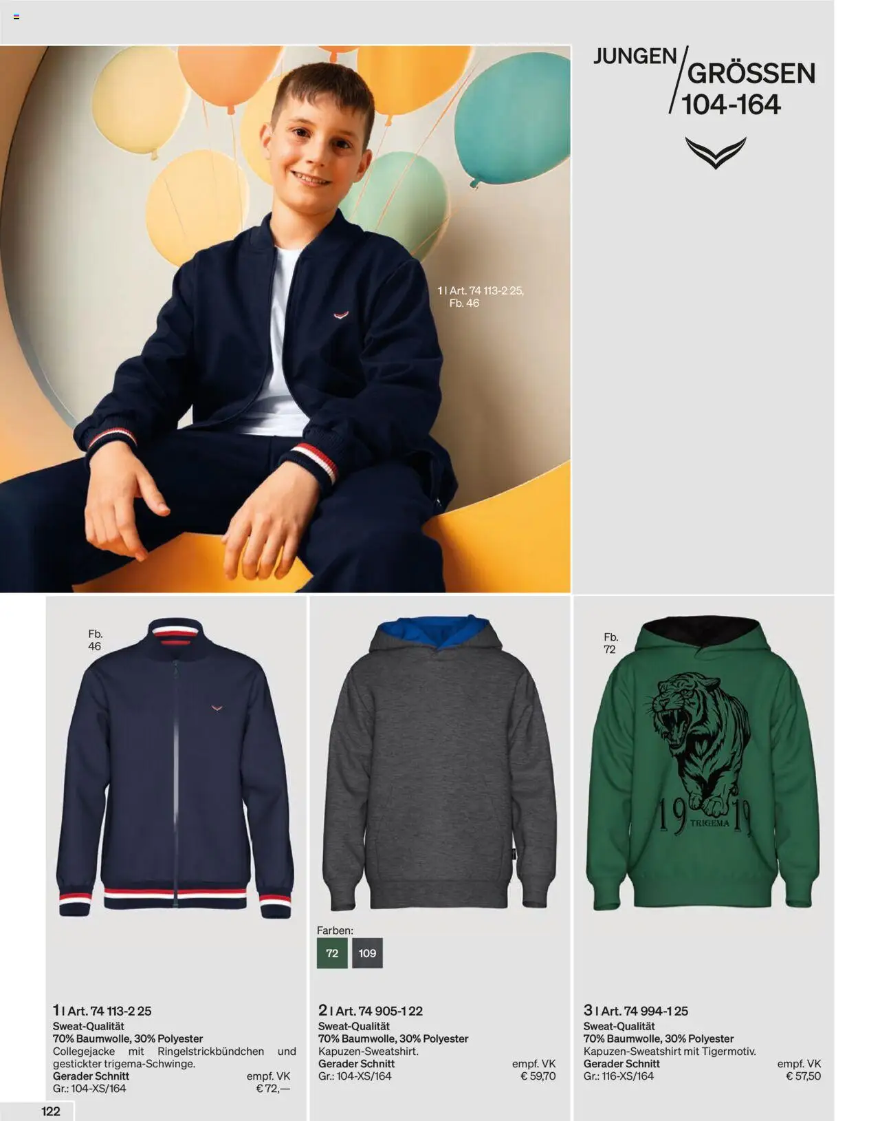 Trigema Prospekt 	 - gültig ab dem 01.09.2025 | Seite: 122 | Produkte: Poloshirt