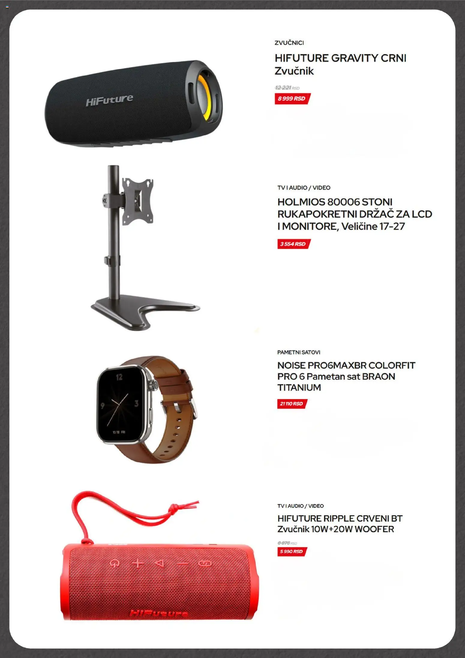 Dudi co. katalog - važi od 09.12.2025 | Strana: 5 | Proizvode: Audio, Video, Zvučnik