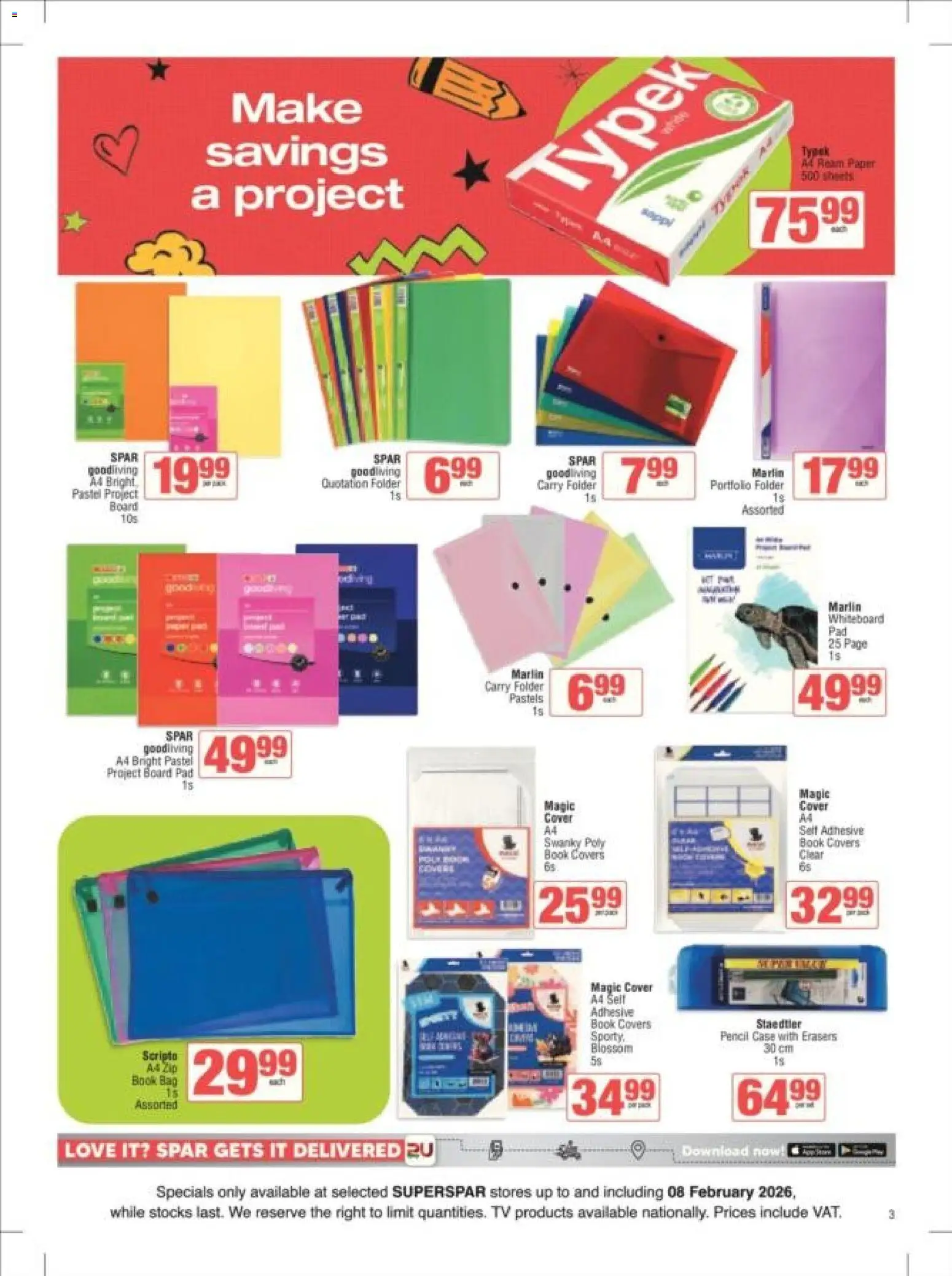 New Superspar catalogue – valid from 20.01.2026 | Page: 3 | Products: Pencil, Cover, Case, Paper