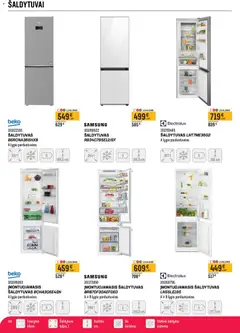 Senukai leidinys galioja nuo 12.03.2026 | Puslapis: 22 | Prekių: Šaldytuvas