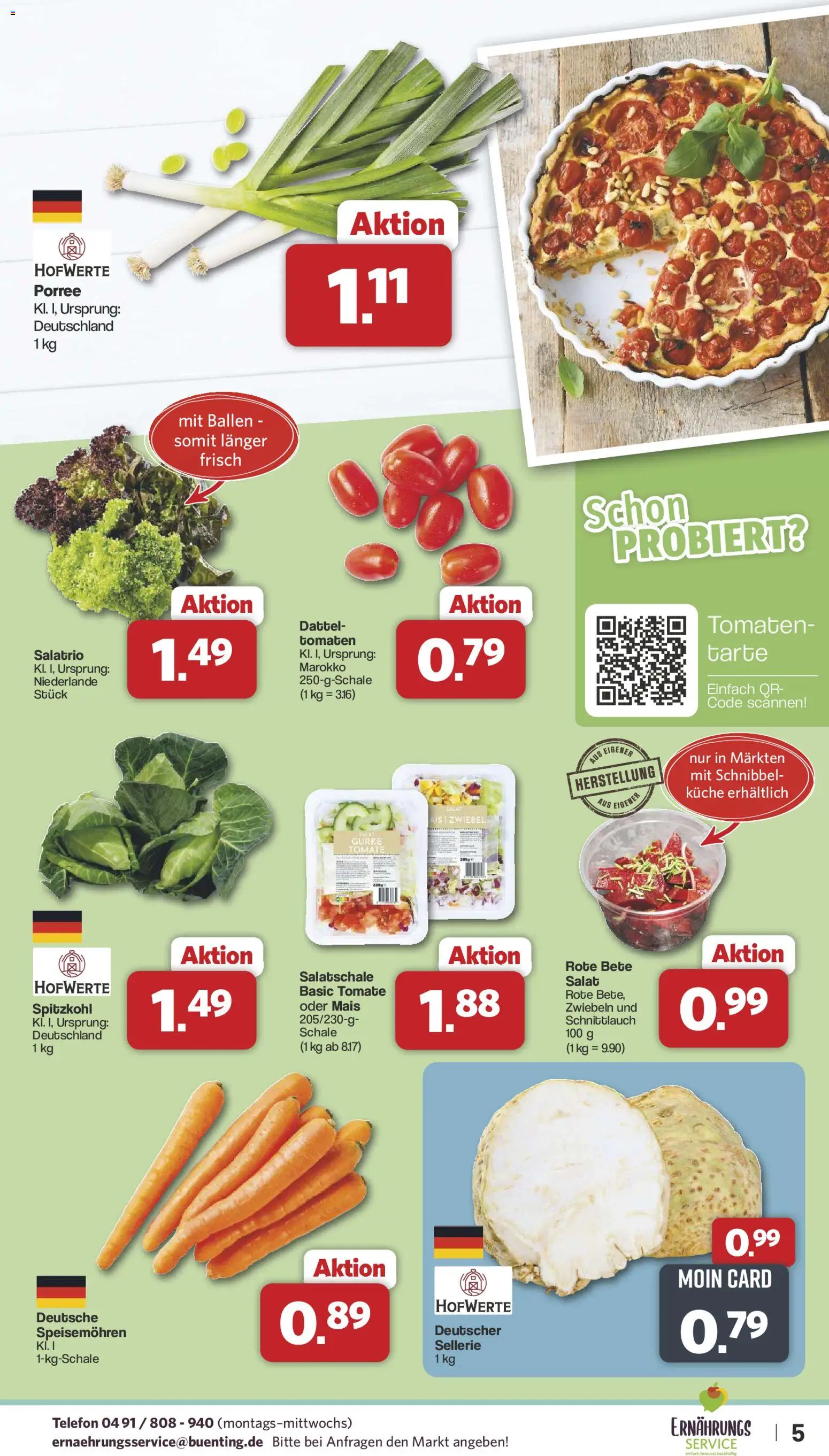Famila Nordwest Prospekt 	 – gültig ab 05.01.2026 | Seite: 5 | Produkte: Küche, Tomaten, Dattel, Salat