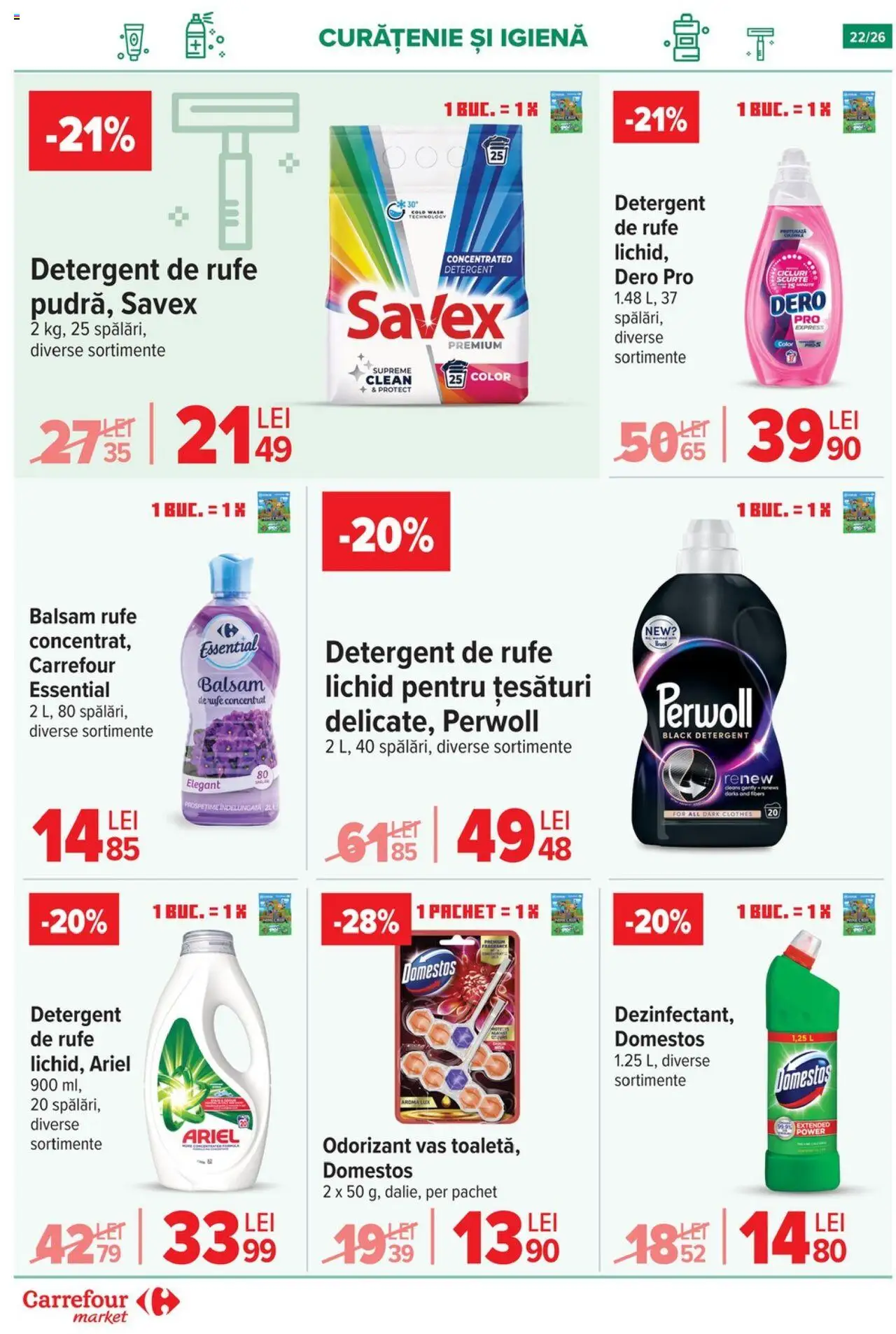 Carrefour catalog - Market – valabil de la 03.09.2025 | Pagină: 23 | Produse: Pomelo, Balsam, Detergent