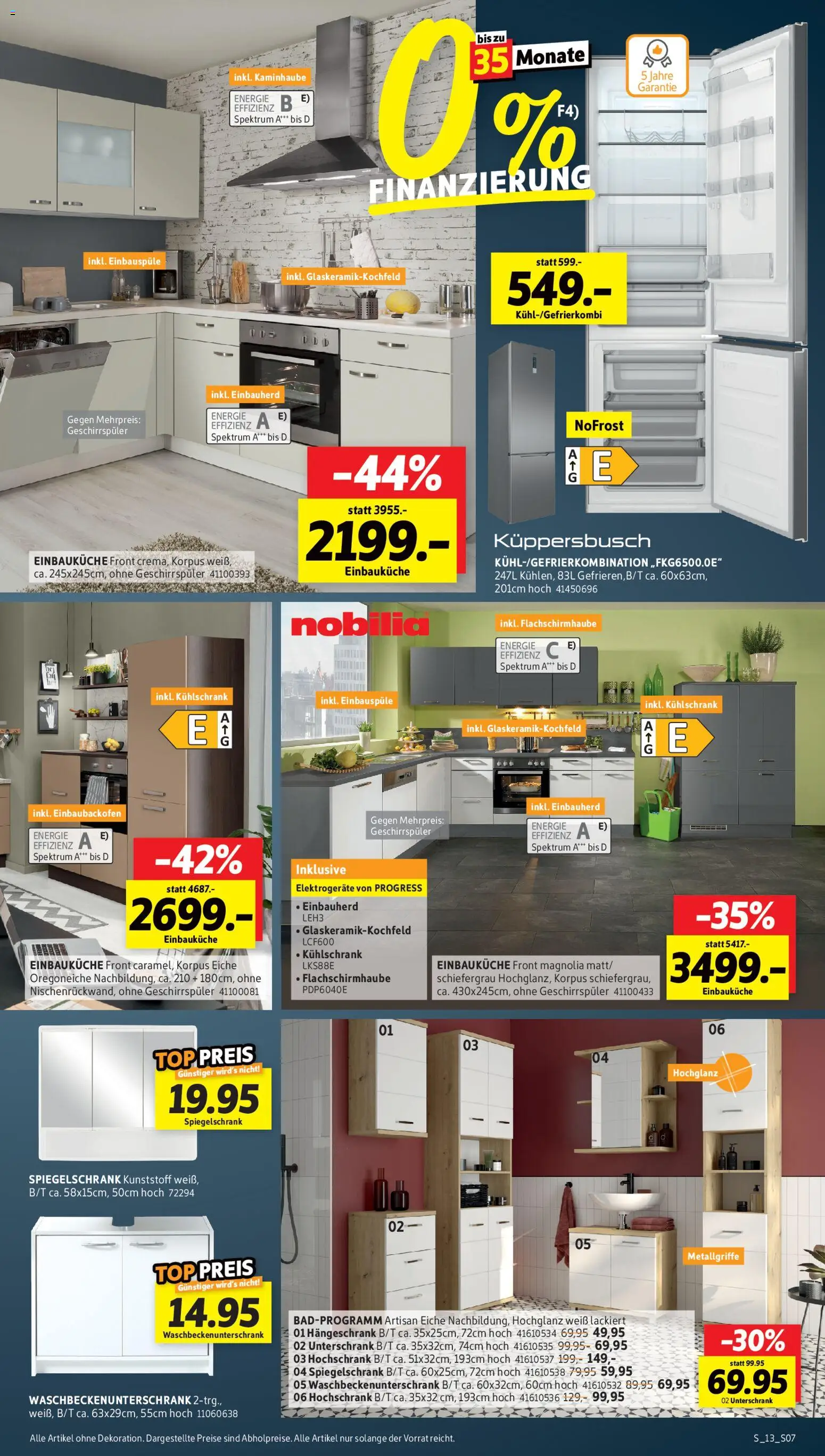 Sconto - Black Friday – gültig ab 24.11.2025 | Seite: 7 | Produkte: Top, Spiegelschrank, Unterschrank, Hochschrank