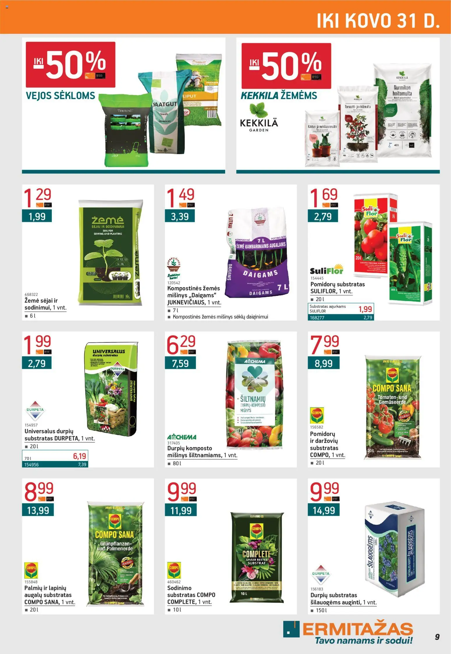 ERMITAŽAS akcijos nuo 02.03.2026 | Puslapis: 9