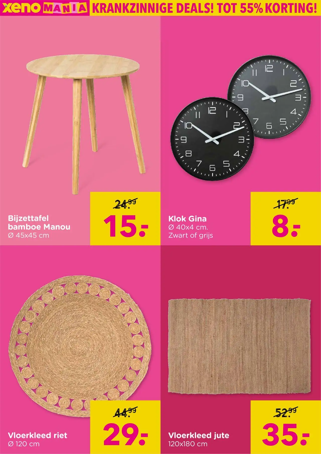  | Pagina: 9 | Producten: Klok