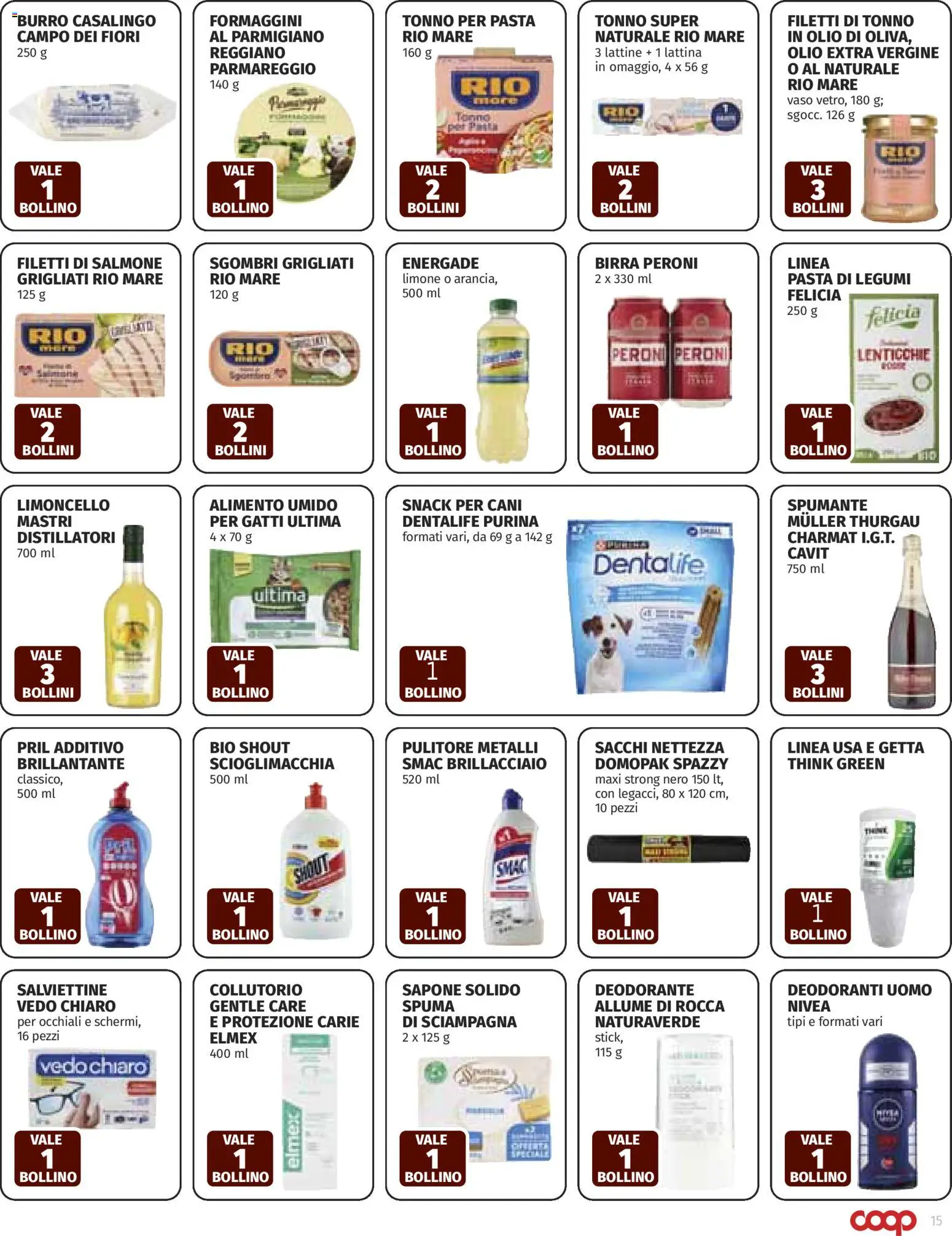 Volantino COOP del 08.01.2026 | Pagina: 15 | Prodotti: Collutorio, Olio, Occhiali, Tonno
