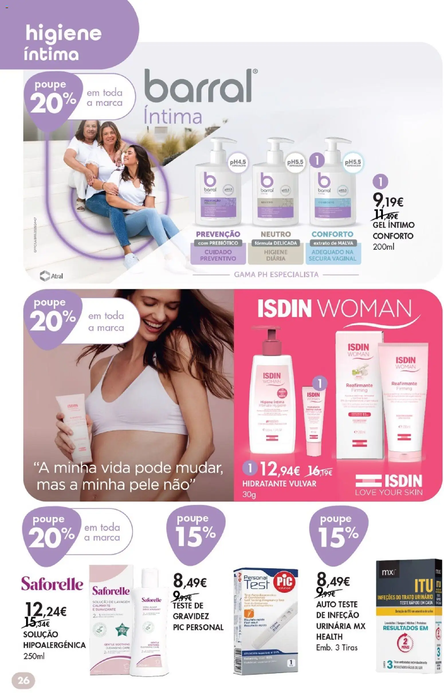 Pingo Doce - Bem Estar Primavera Lojas │ válido de 07.04.2026 | Página: 26 | Produtos: Sal, Teste de gravidez, Café