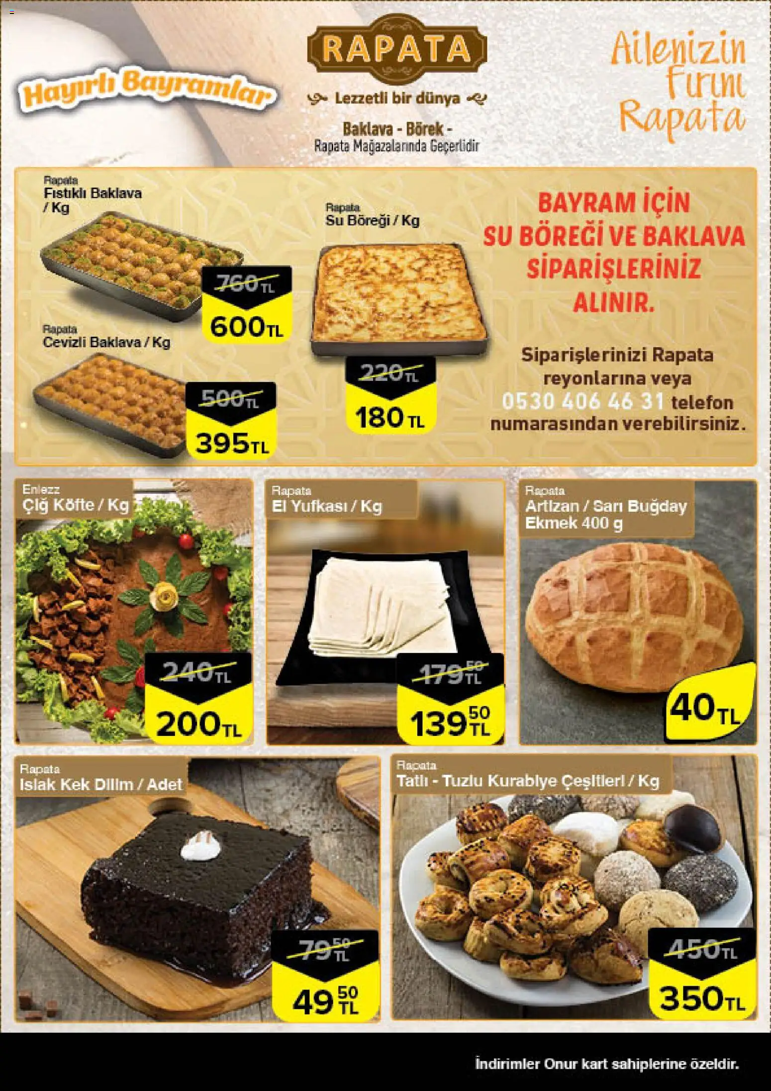 Onur Market - Taze Ürünlerde İndirimler - Trakya - 12.03.2026 tarihinden itibaren geçerlidir | Sayfa: 5 | Ürünler: Ekmek, Su, Telefon