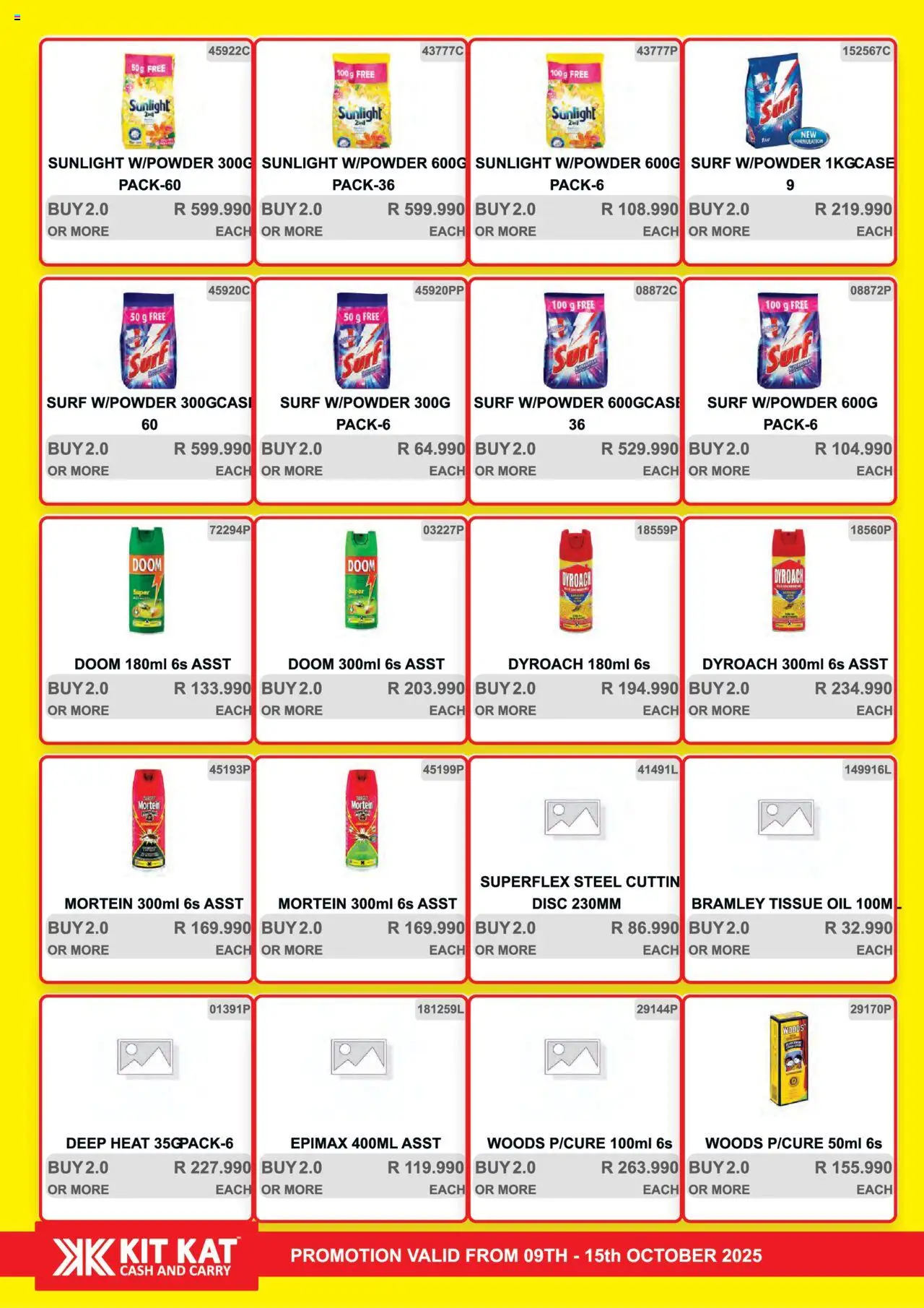 New KIT KAT Cash & Carry catalogue – valid from 09.10.2025 | Page: 28 | Products: Tissue oil, Oil