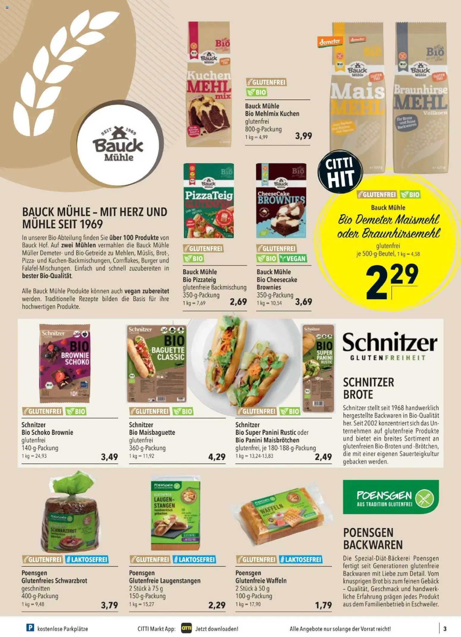 CITTI tilbudsavis – gyldig fra 07.01.2026 | Side: 3 | Produkter: Brownies, Pizza