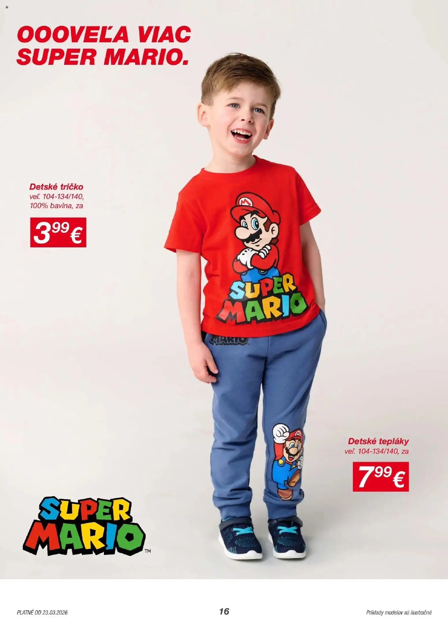 Nové Kik akcie – leták je platný od 23.03.2026 | Strana: 16 | Produkty: Tričko