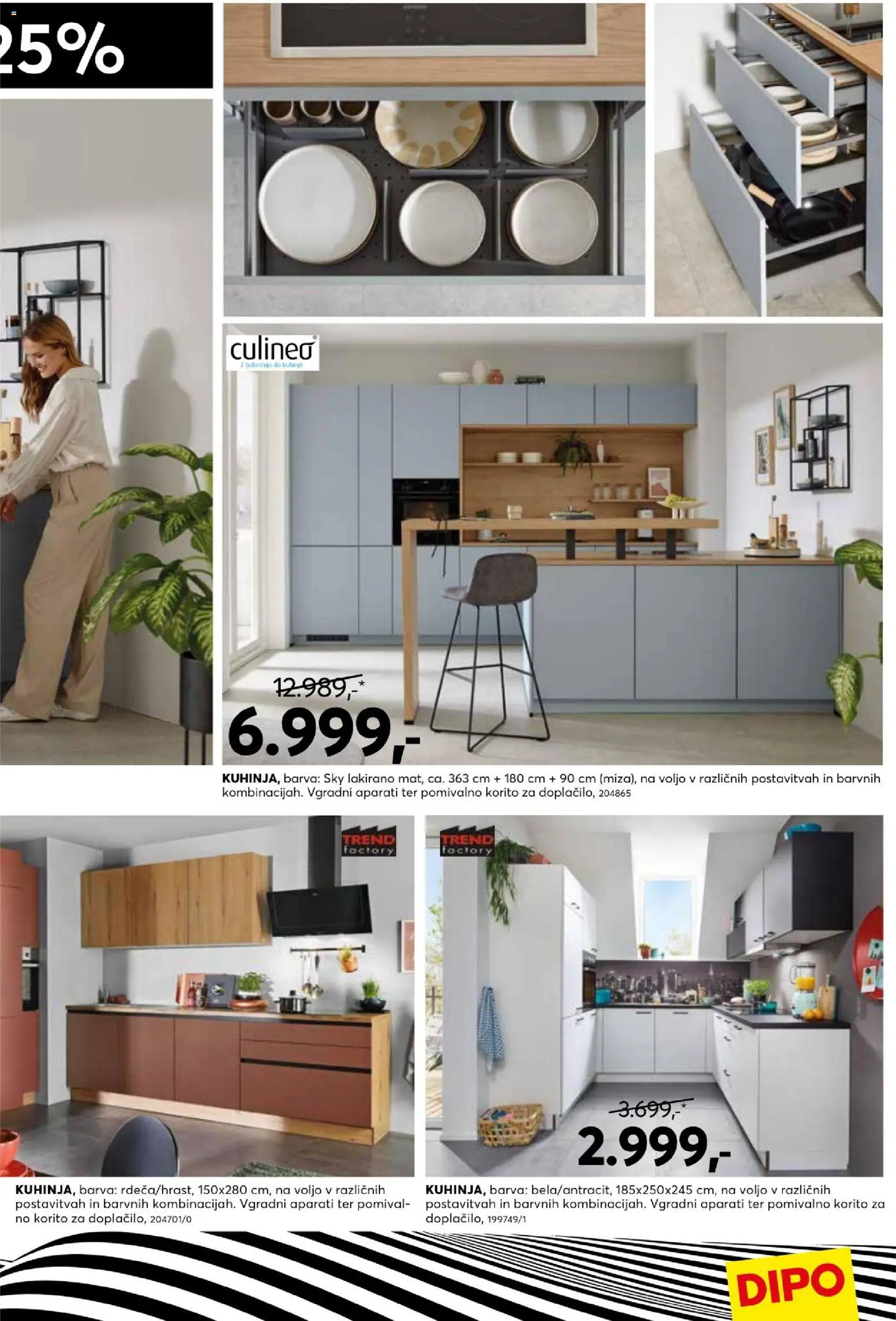 Novi Dipo katalog ponudbe – veljaven od 25.03.2026 | Stran: 5 | Izdelki: Pomivalno korito, Barva