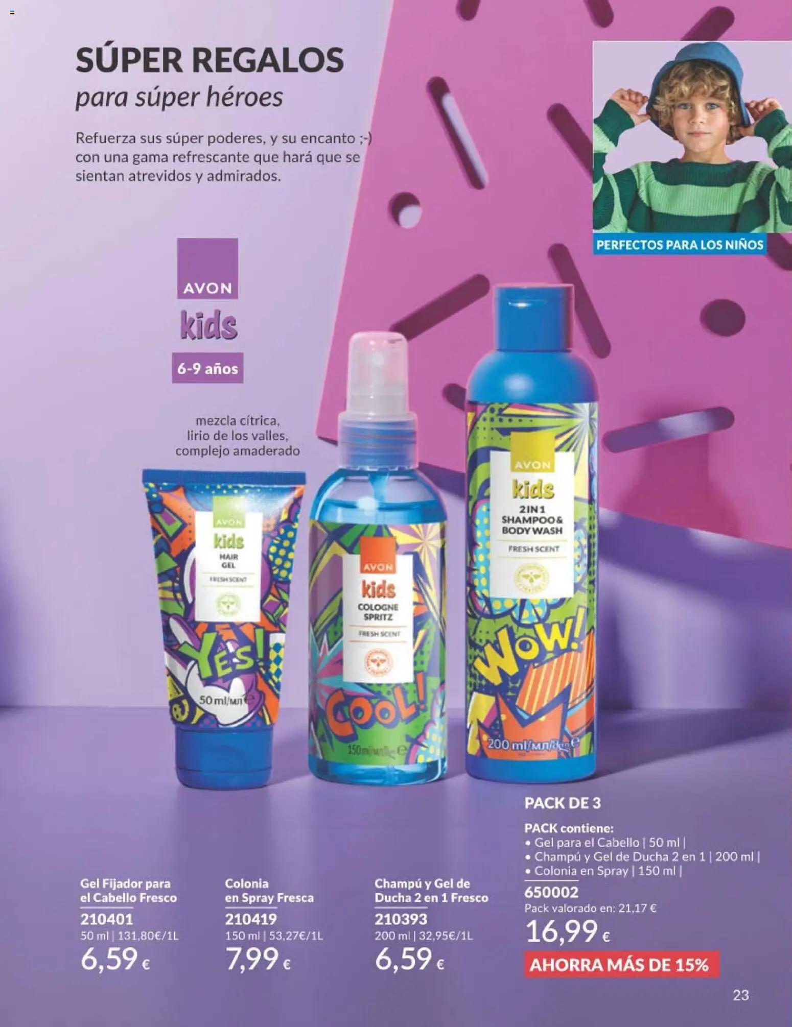 Catálogo AVON campaña 3 │ válido desde el 01.03.2026 | Página: 178 | Productos: Colonia, Gel de ducha, Body, Ducha