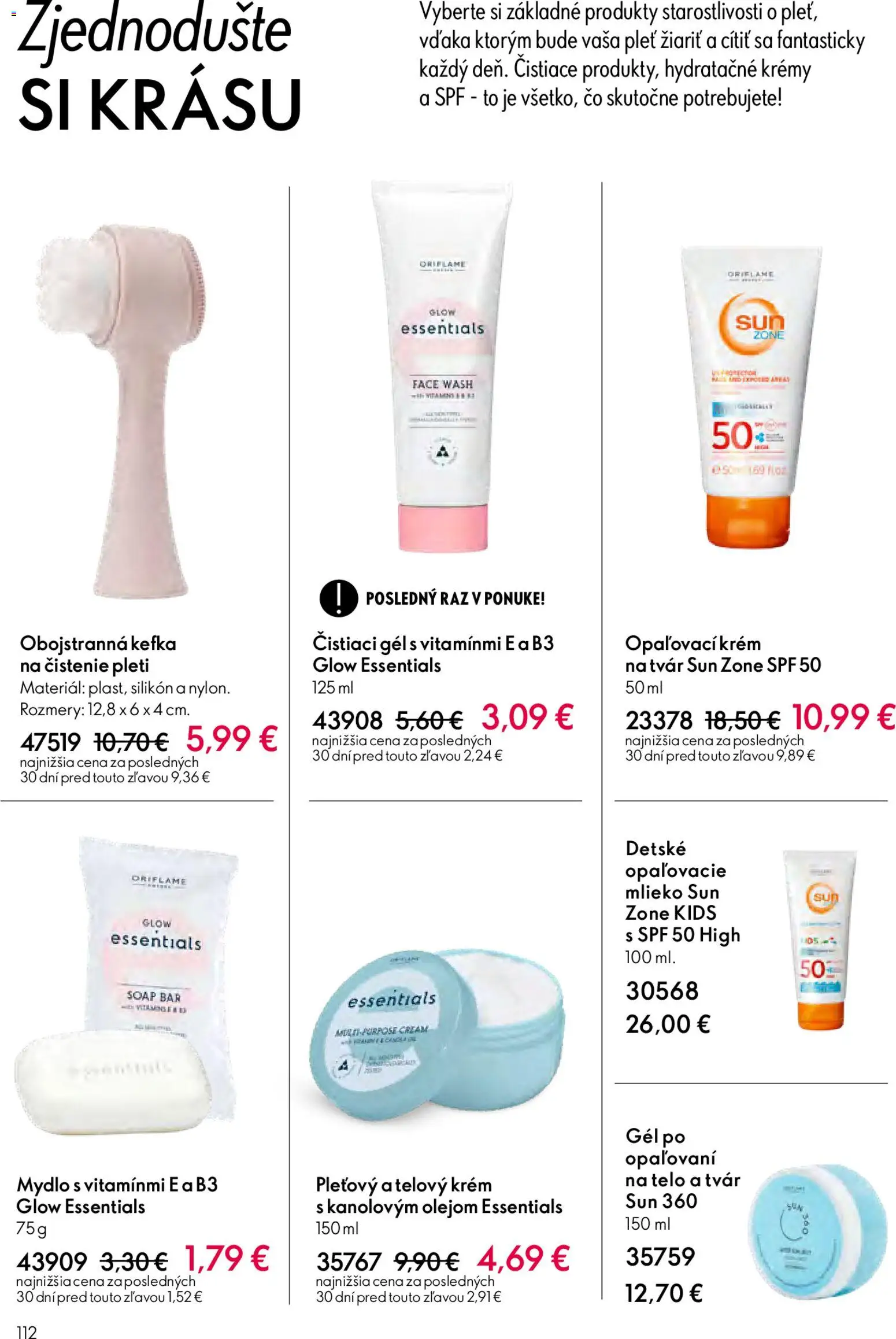 Nové Oriflame akcie – leták je platný od 11.02.2026 | Strana: 112 | Produkty: Mlieko, Telový krém, Mydlo, Krém