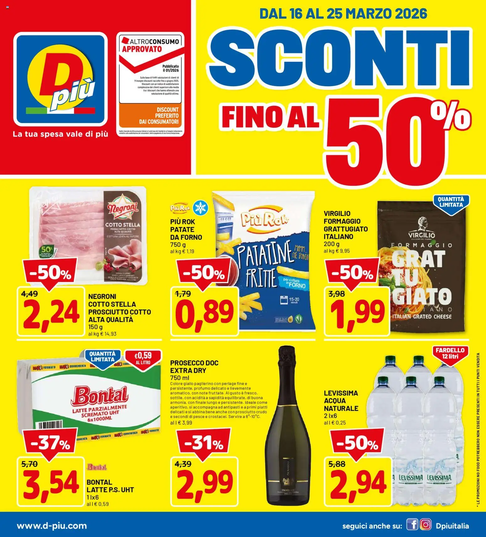 Volantino D Più del 16.03.2026 | Pagina: 1