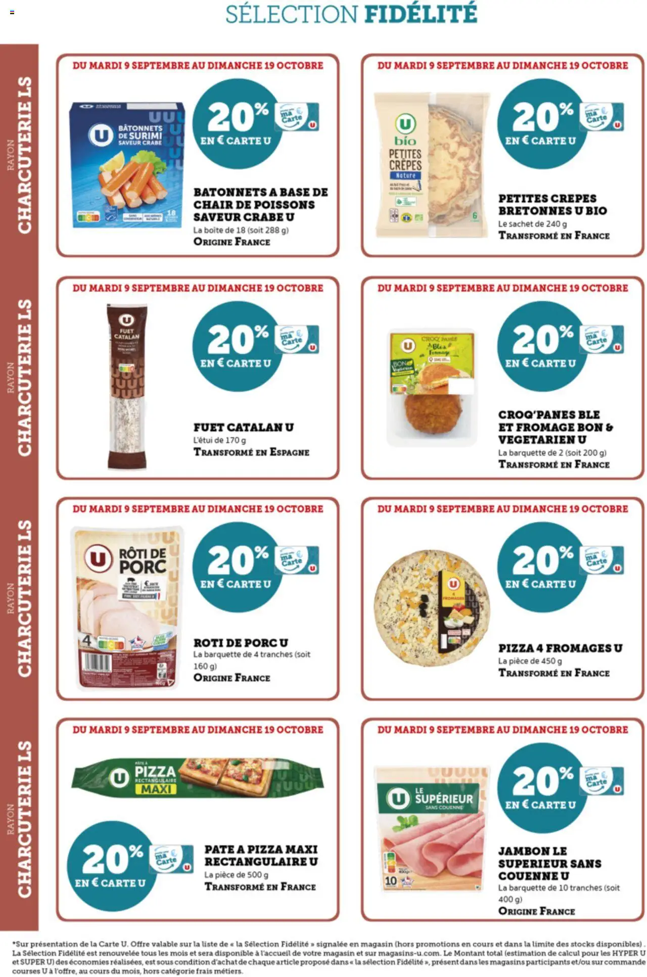  | Page: 4 | Produits: Pâte à pizza, Jambon, Pizza, Crabe
