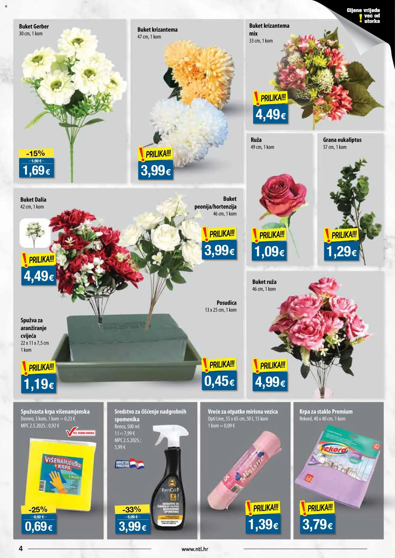 NTL katalog | vrijedi od 22.10.2025 | Stranica: 4 | Proizvodi: Spužva, Krpa