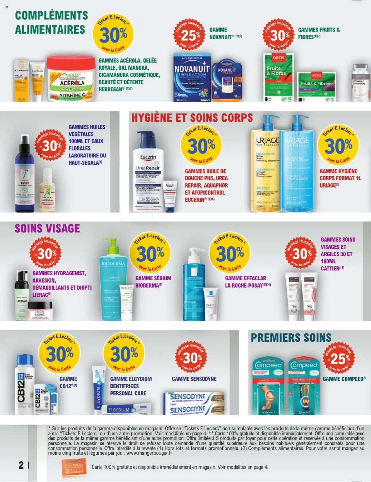  | Page: 2 | Produits: Eau thermale, Douche, Huile, Gelée
