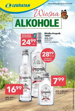 Pogląd oferty "Lewiatan gazetka - Alkohole" - ważna od 26.03.2026