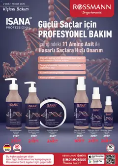 02.01.2026 tarihinden itibaren geçerli olan Rossmann kataloğu önizlemesi