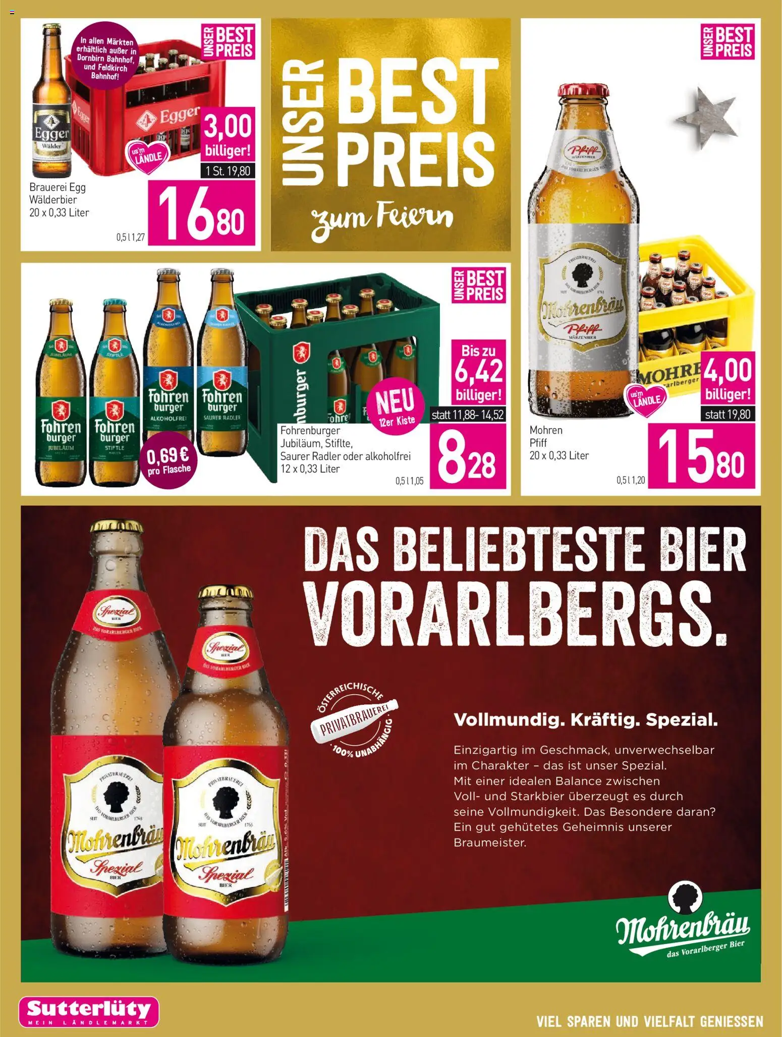 Sutterlüty Flugblatt gültig ab 18.12.2025 | Seite: 22 | Produkte: Bier