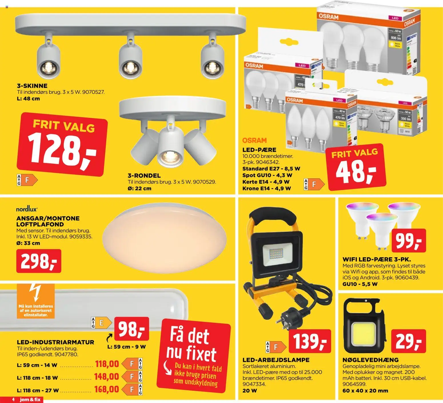 Jem & fix tilbudsavis – gyldig fra 26.10.2025 | Side: 4 | Produkter: Søm