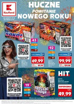 Pogląd oferty "Kaufland gazetka - Fajerwerki" - ważna od 27.12.2025