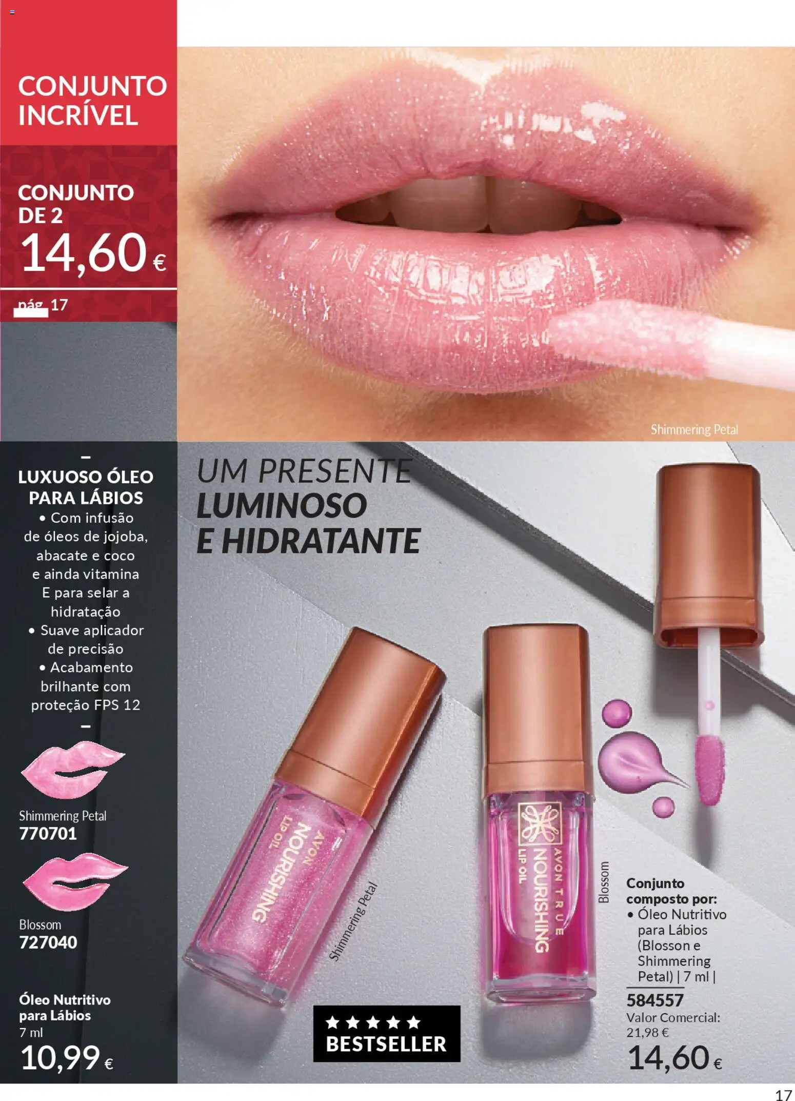 Avon - Um Natal alergre e radiante │ válido de 12.11.2025 | Página: 17 | Produtos: Óleo, Abacate