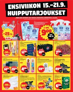 Tokmanni-mainoslehti voimassa 15.09.2025 alkaen