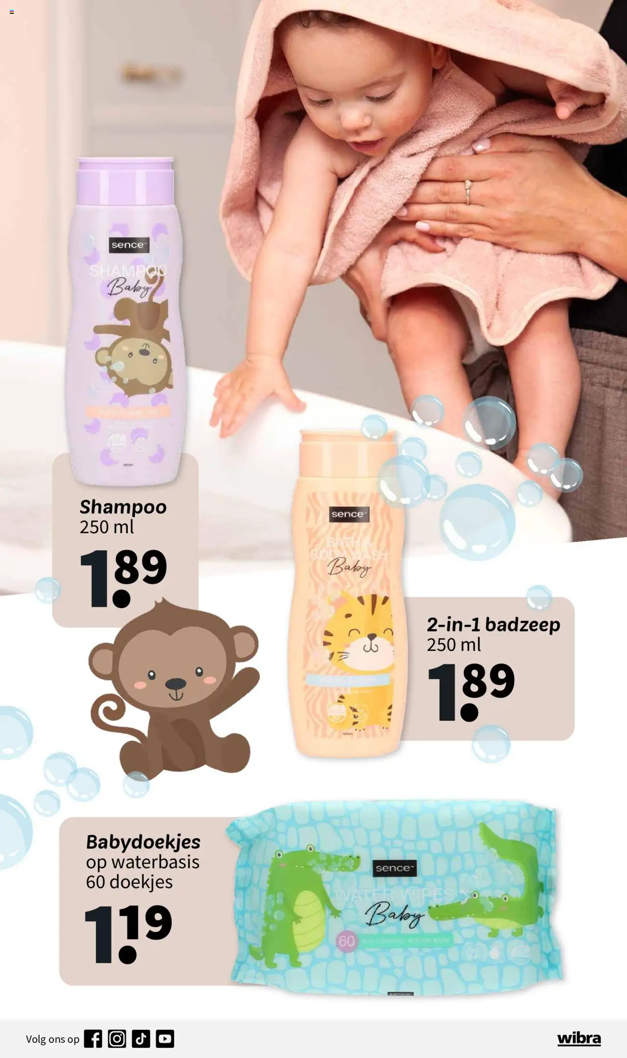 {H1} | Pagina: 4 | Producten: Ostyalap, Babydoekjes, Shampoo