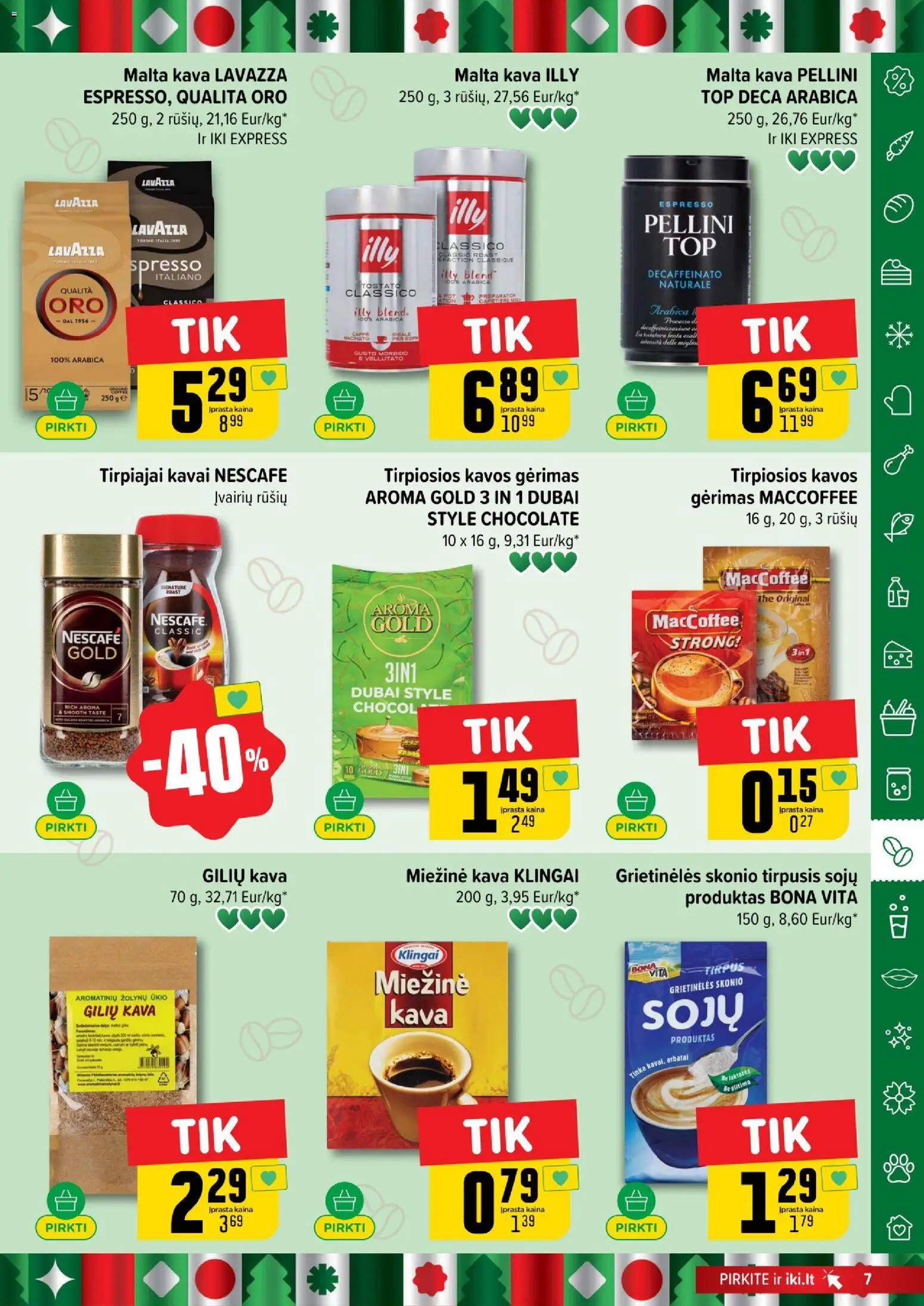 IKI akcijos nuo 17.11.2025 | Puslapis: 7 | Prekių: Kava