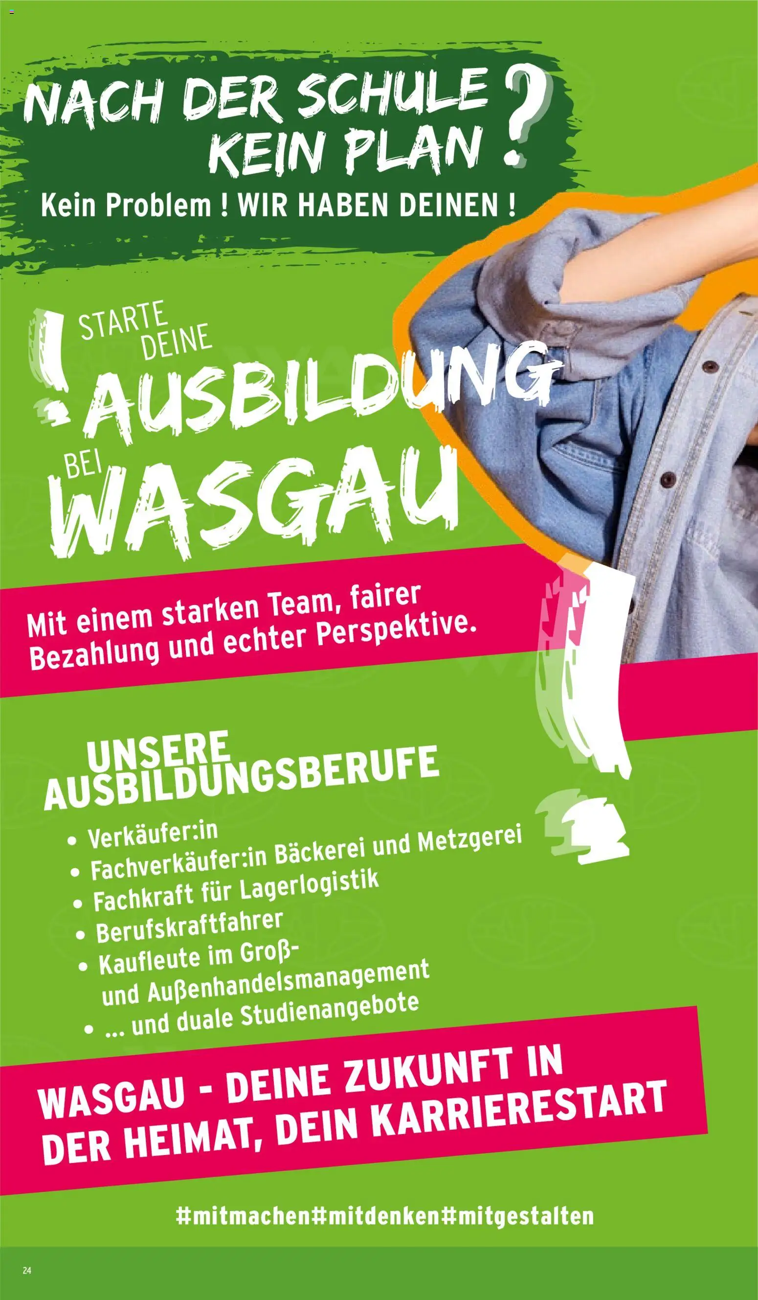 Wasgau Prospekt 	 – gültig ab 02.02.2026 | Seite: 24 | Produkte: Bäckerei