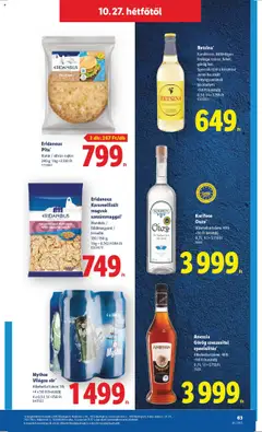 Lidl Akciós újság - amely érvényes a következő dátumtól: 22.10.2025 | Oldal: 63 | Termékek: Kesudió, Mandula, Pita, Földimogyoró