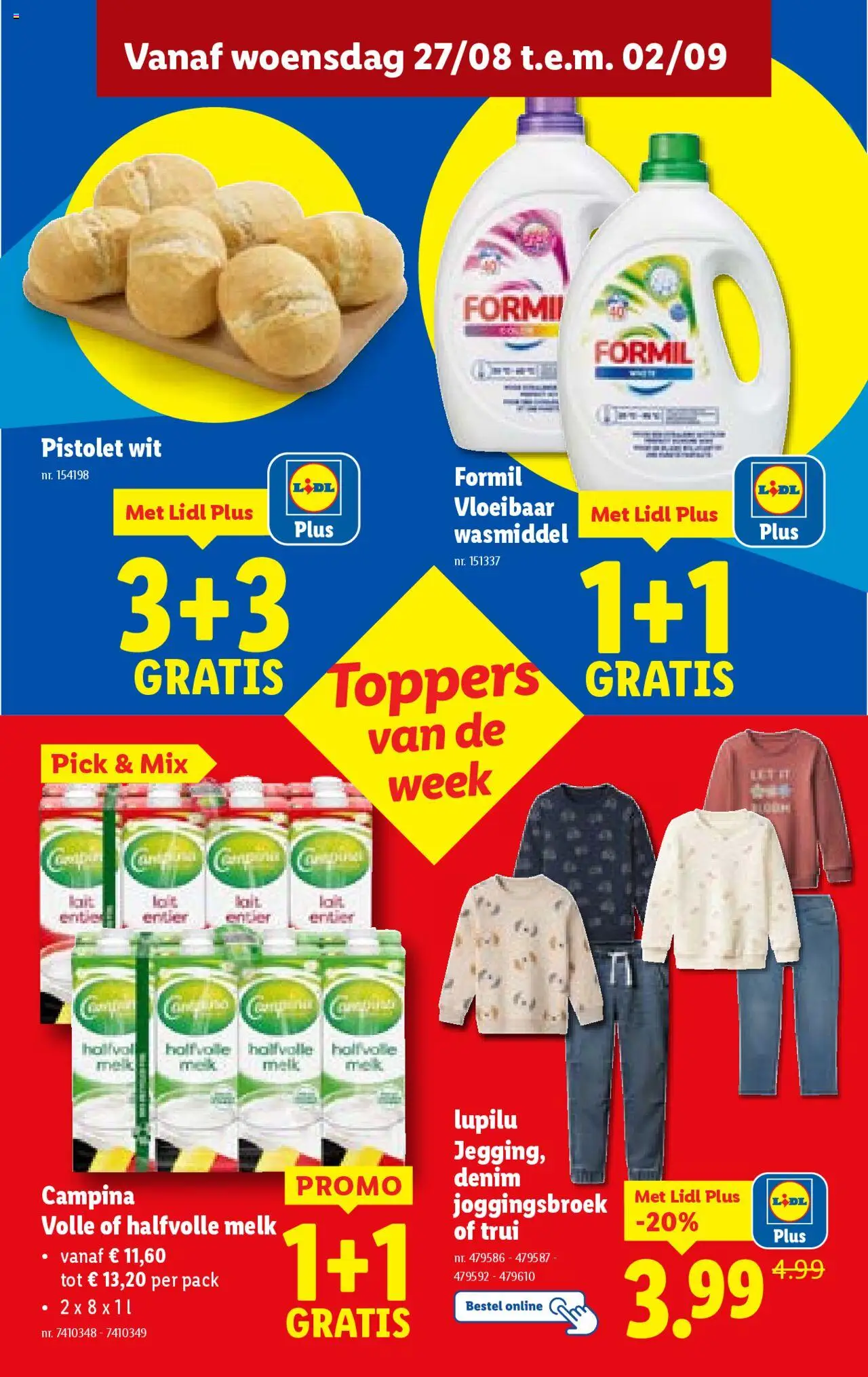  | Pagina: 2 | Producten: Halfvolle Melk, Trui, Wasmiddel, Melk