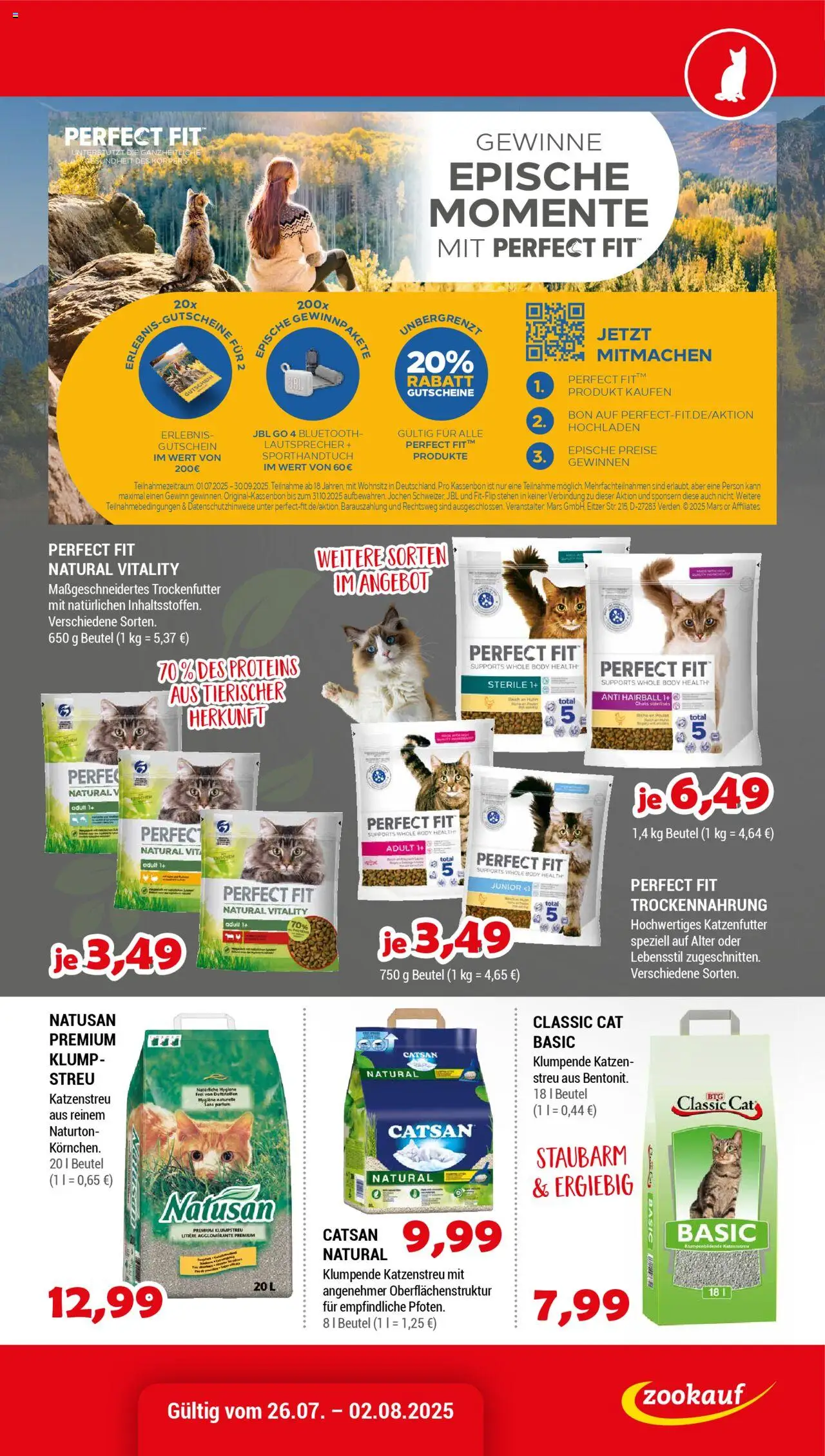 zookauf Prospekt 	 - gültig ab dem 26.07.2025 | Seite: 9 | Produkte: Lautsprecher, Katzenfutter, Parfüm, Mars