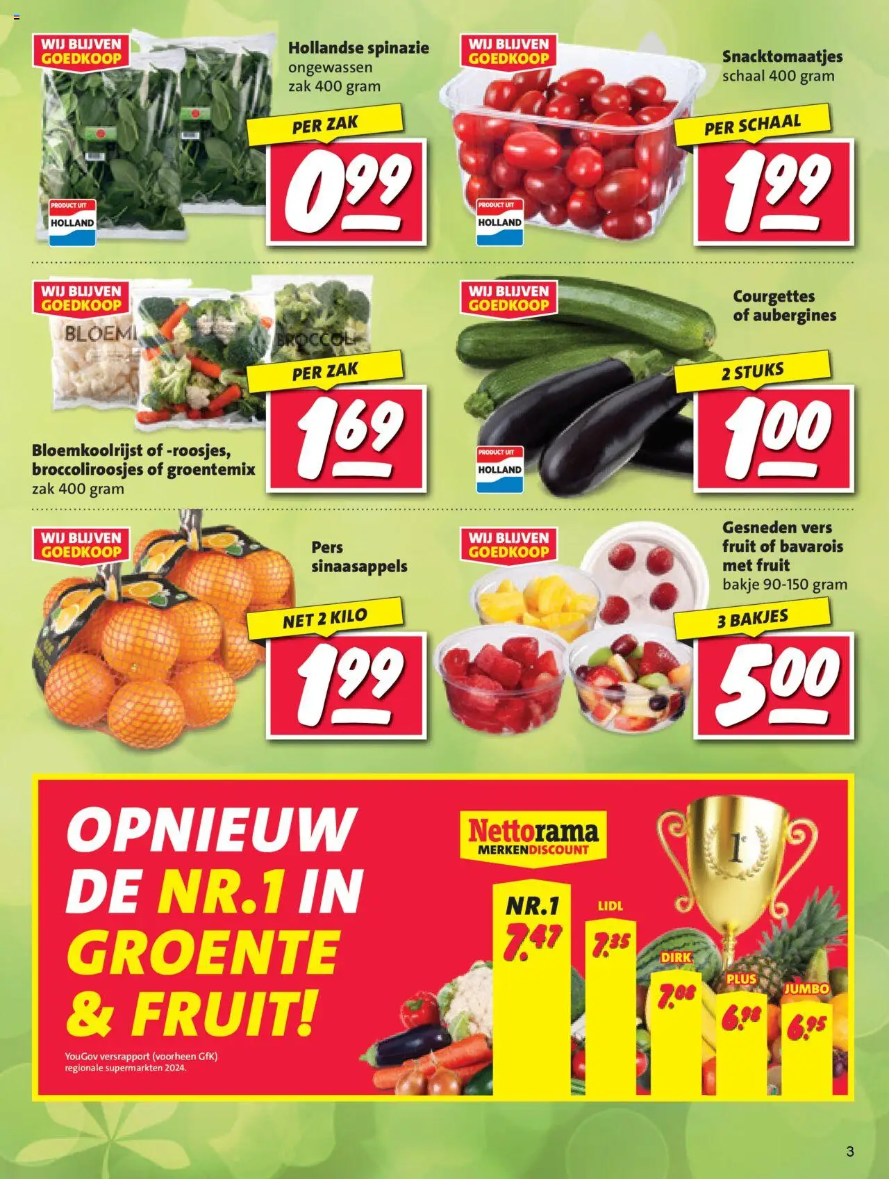  | Pagina: 3 | Producten: Spinazie, Sinaasappels, Zak, Fruit