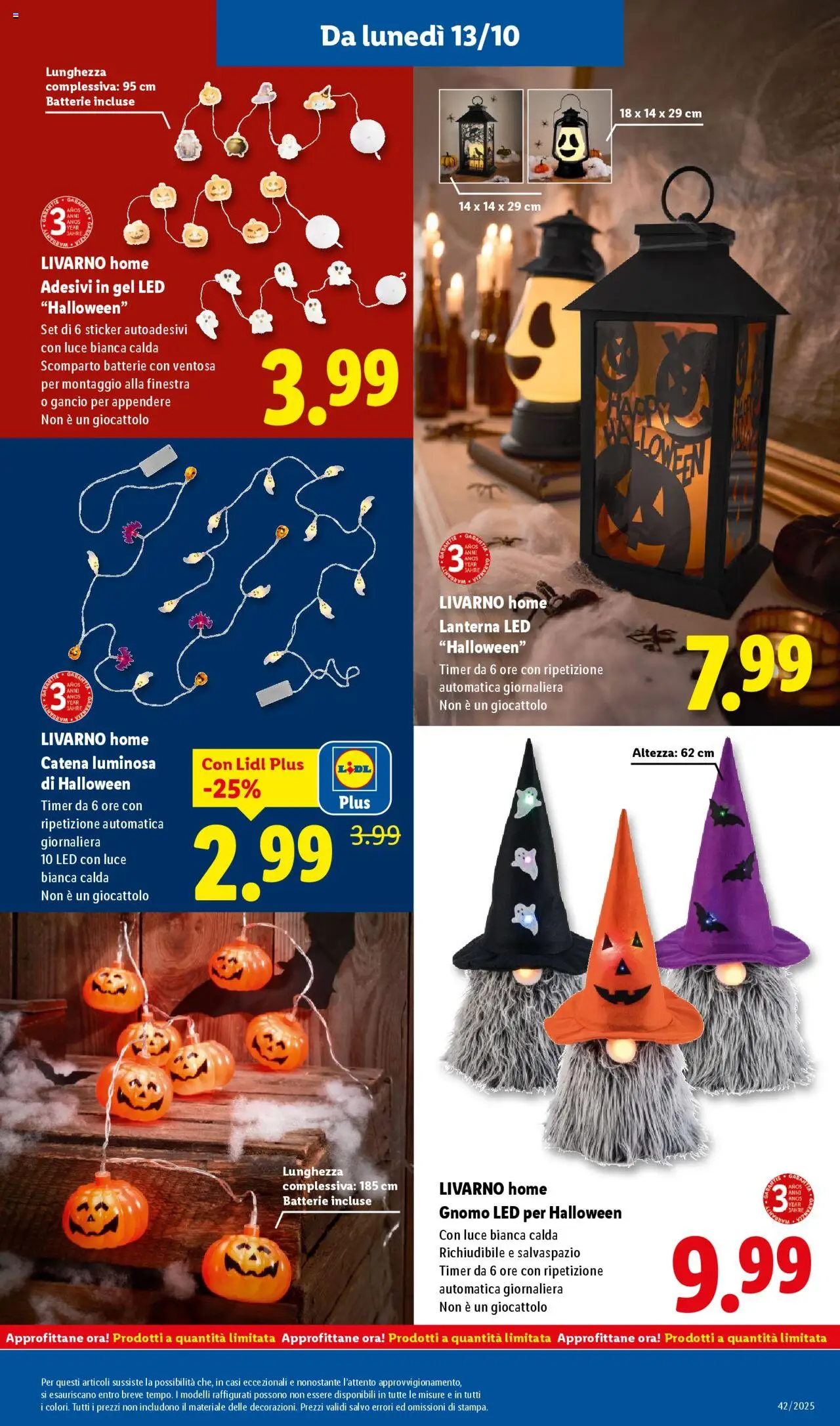 Volantino Lidl del 13.10.2025 | Pagina: 29 | Prodotti: Lanterna, Batterie