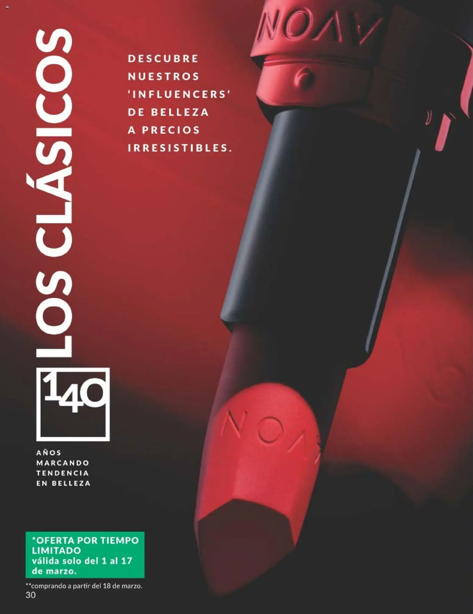 Avon folleto desde 01/03/2026 | ¿Cómo obtener un descuento limitado? ¡Ahorra hoy mismo! | España