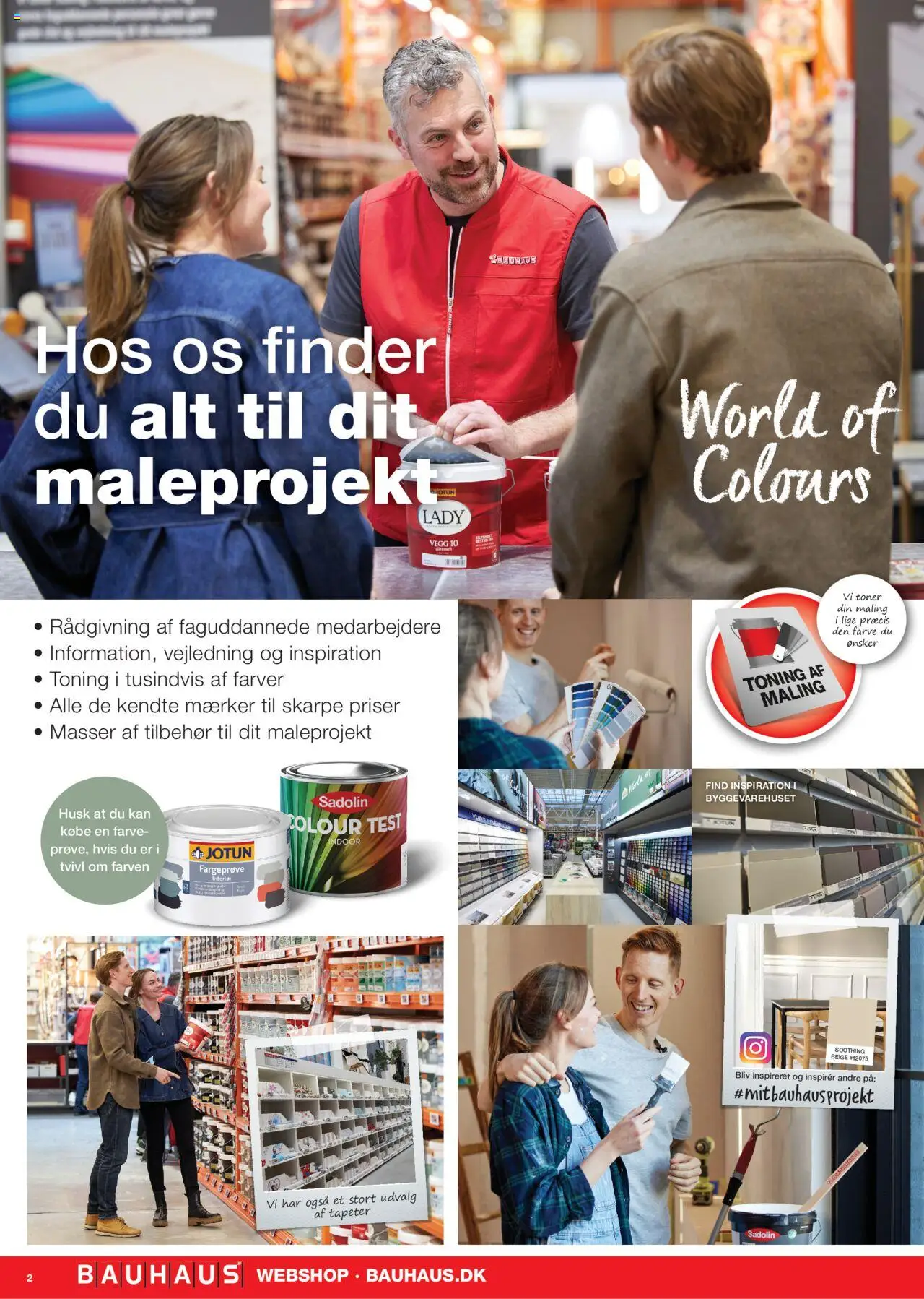 Bauhaus tilbudsavis – gyldig fra 10.10.2025 | Side: 2 | Produkter: Maling