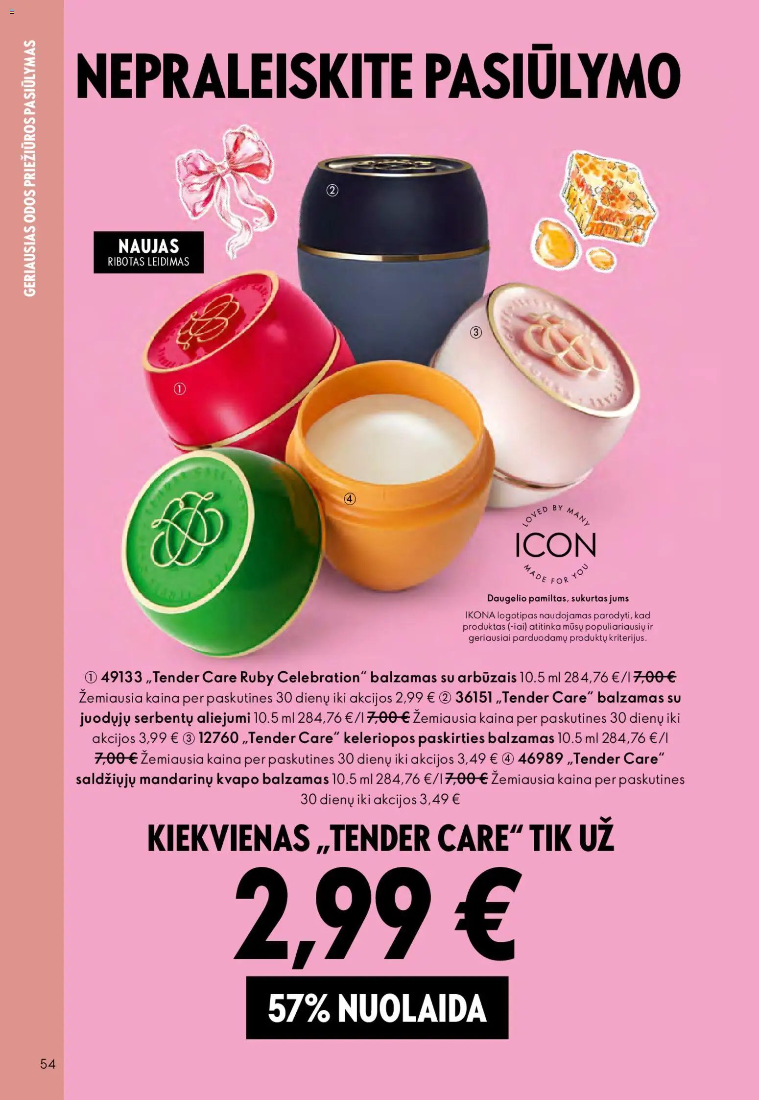 Oriflame akcijos nuo 01.04.2026 | Puslapis: 54 | Prekių: Balzamas
