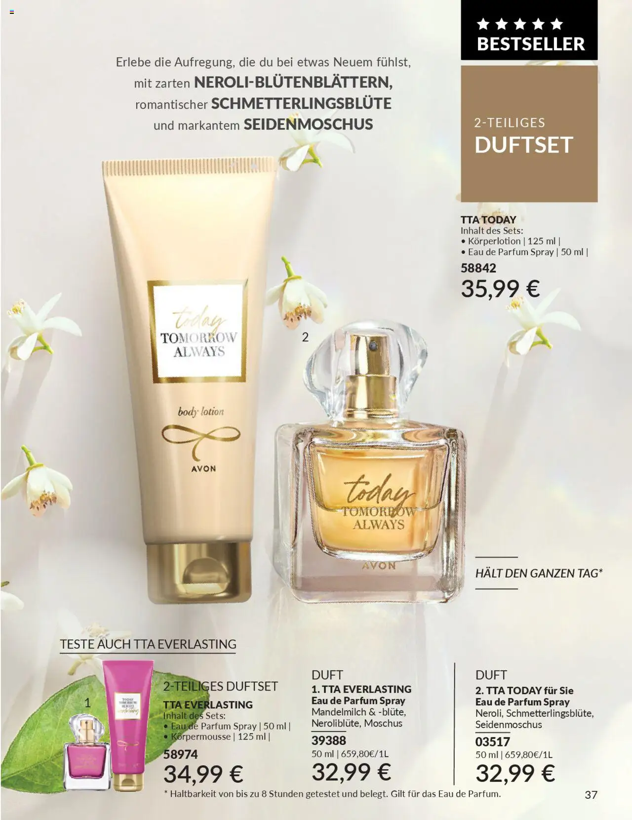 AVON Katalog Oktober 2025 – gültig ab 01.10.2025 | Seite: 39 | Produkte: Parfüm, Duft, Körperlotion, Eau de Parfum