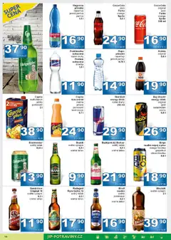 Jip leták od 10.09.2025 | Strana: 10 | Produkty: Radegast Ryze Hořká 12, Poděbradka, Kofola, Láhev