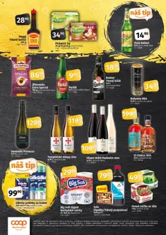 Coop leták - Tip Extra od 17.09.2025 | Strana: 4 | Produkty: Šumivé víno, Káva, Zlatý Bažant, Plech