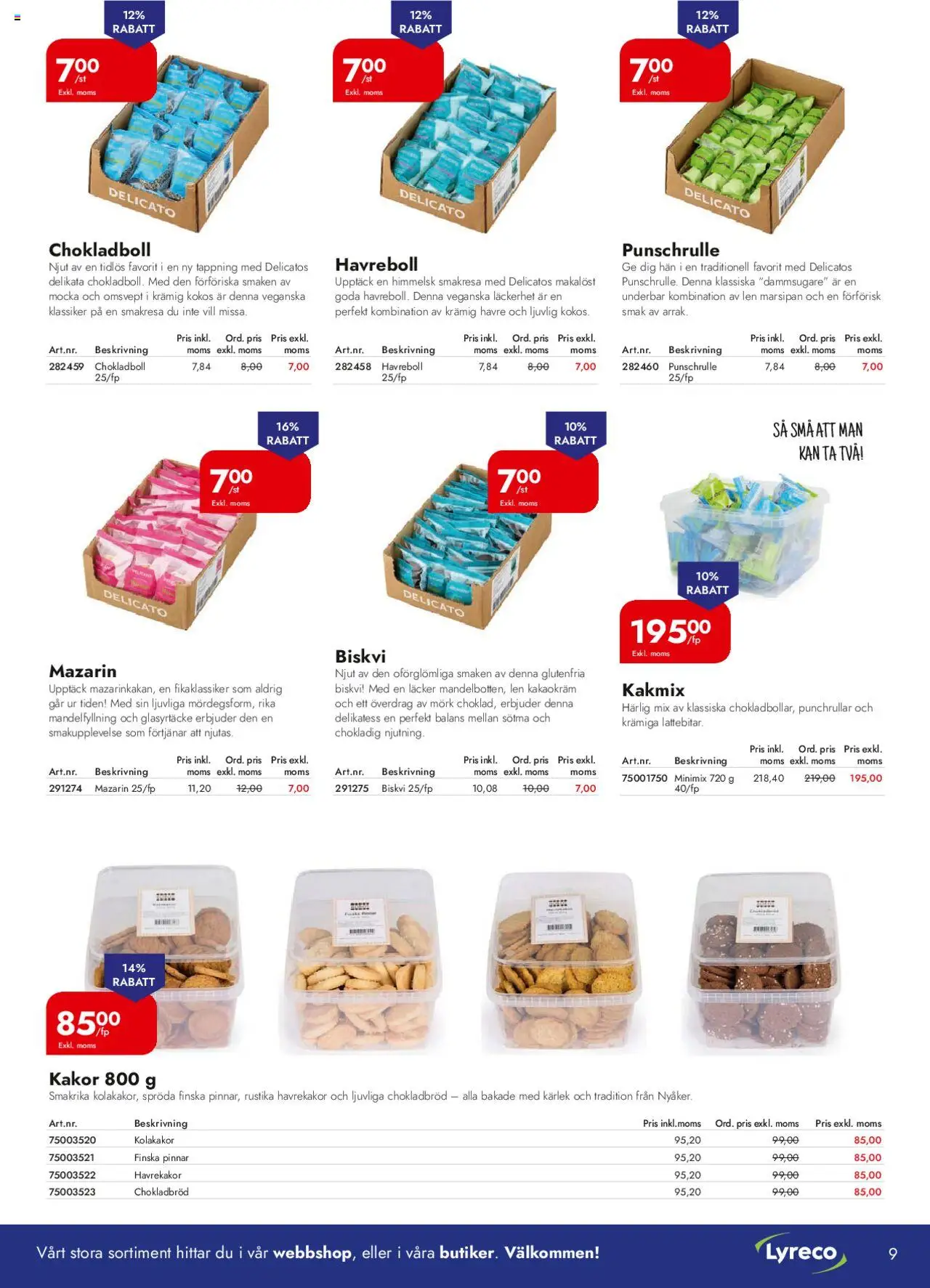 Lyreco reklamblad aktuell från 01.09.2025 | Sida: 9 | Produkter: Dammsugare