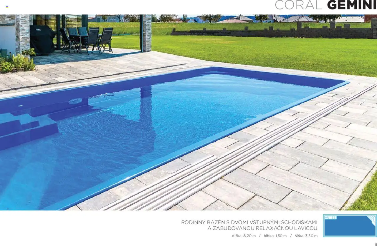 Nové Mountfield akcie – leták je platný od 15.08.2025 | Strana: 11 | Produkty: Bazén