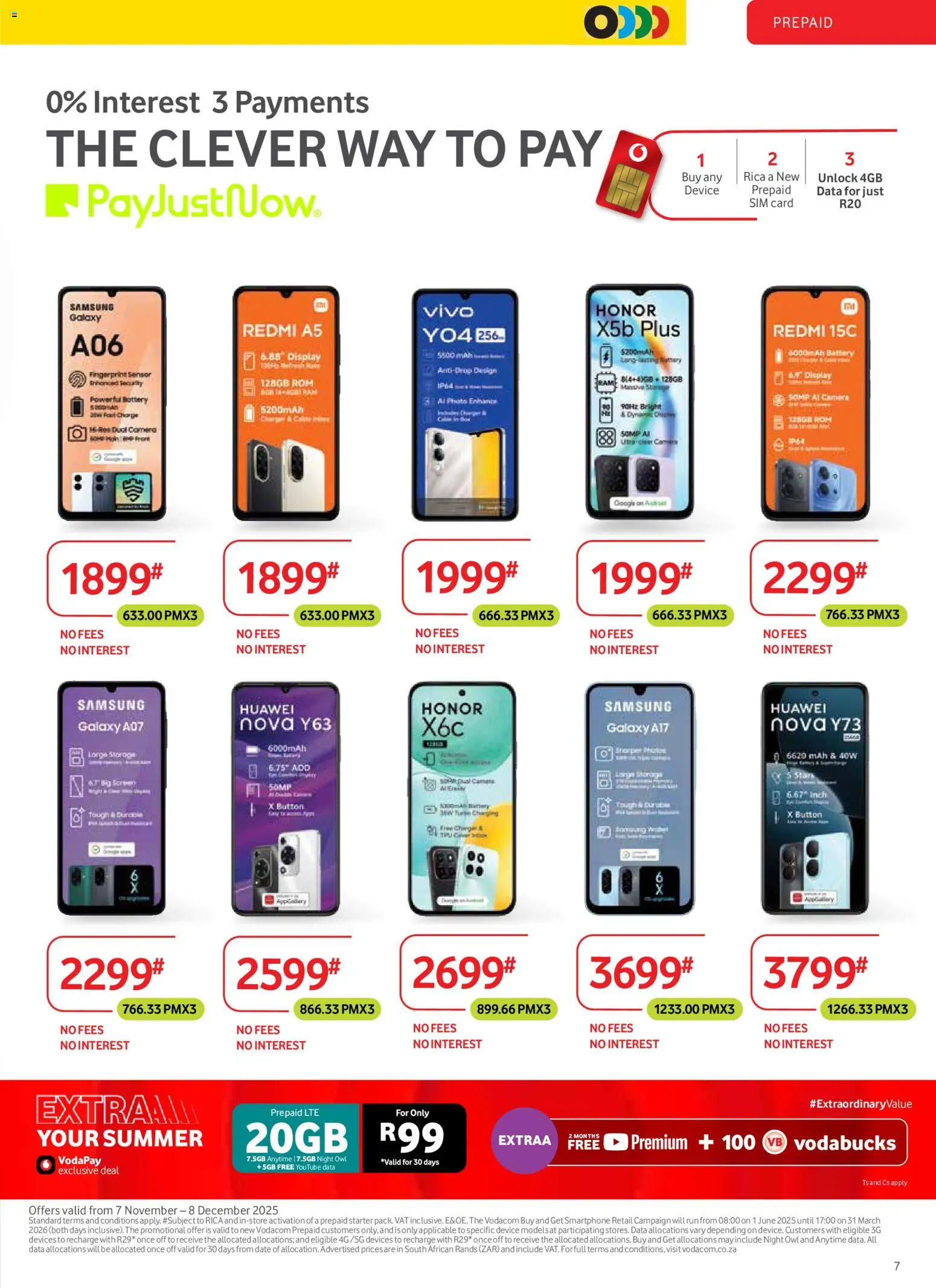 New Makro catalogue – valid from 07.11.2025 | Page: 7 | Products: Data, Sim, Smartphone, Camera
