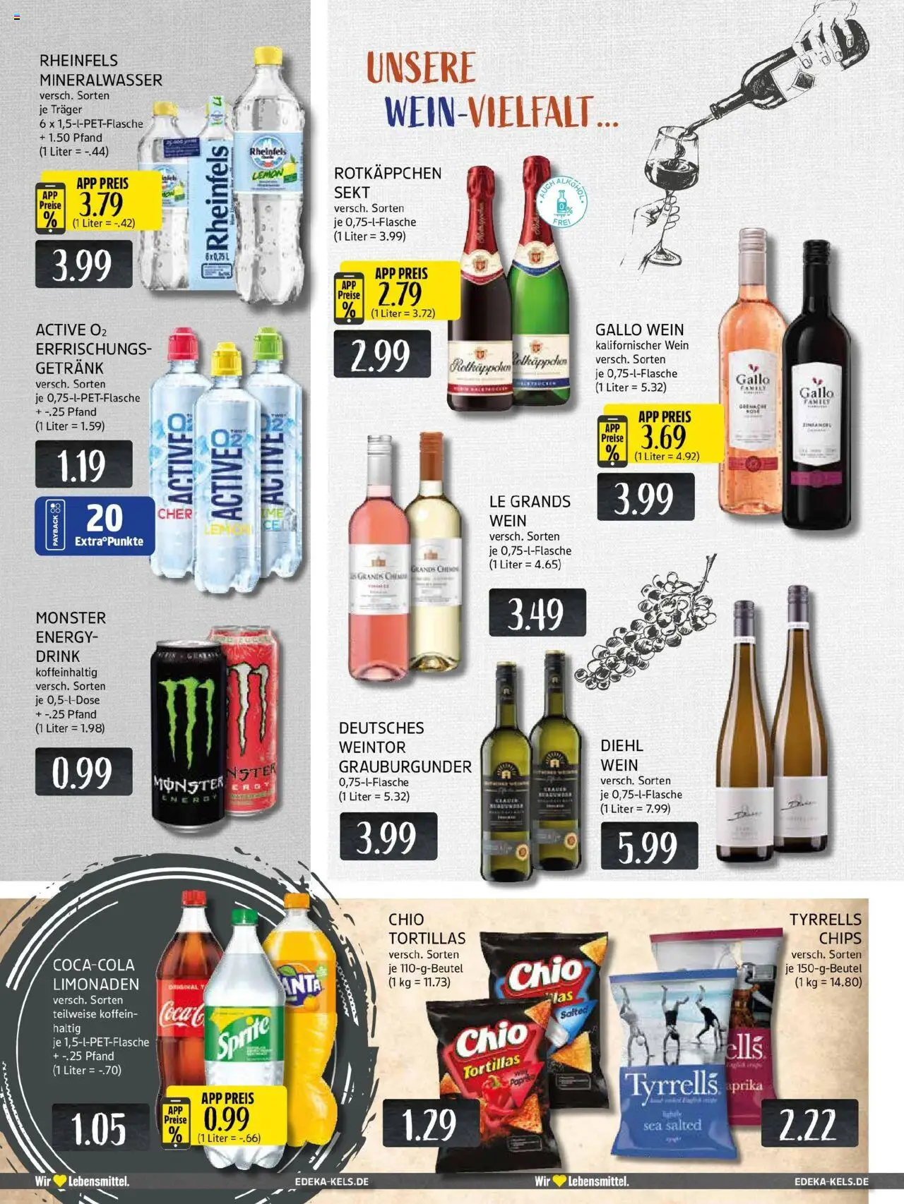 Edeka prospekt Essen	 – gültig ab 29.09.2025 | Seite: 14 | Produkte: Rotkappchen sekt, Chinos, Sekt, Monster