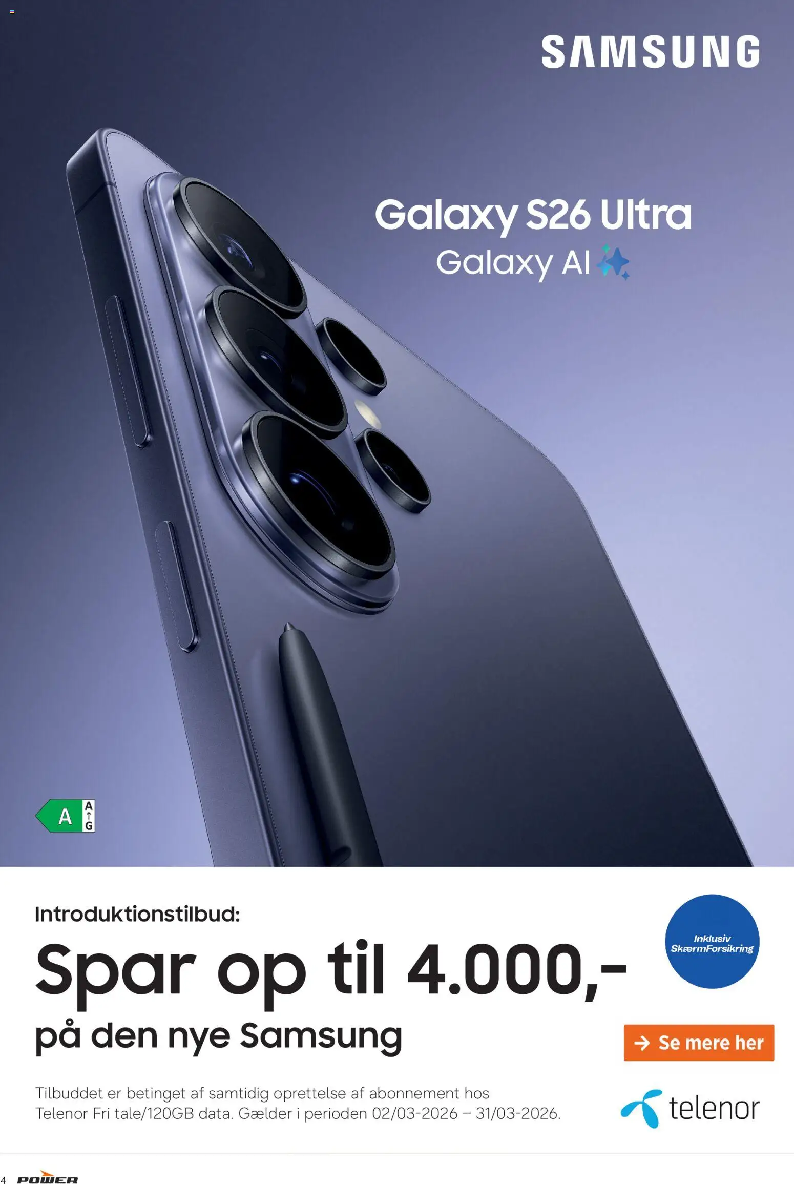 Power tilbudsavis – gyldig fra 20.03.2026 | Side: 4