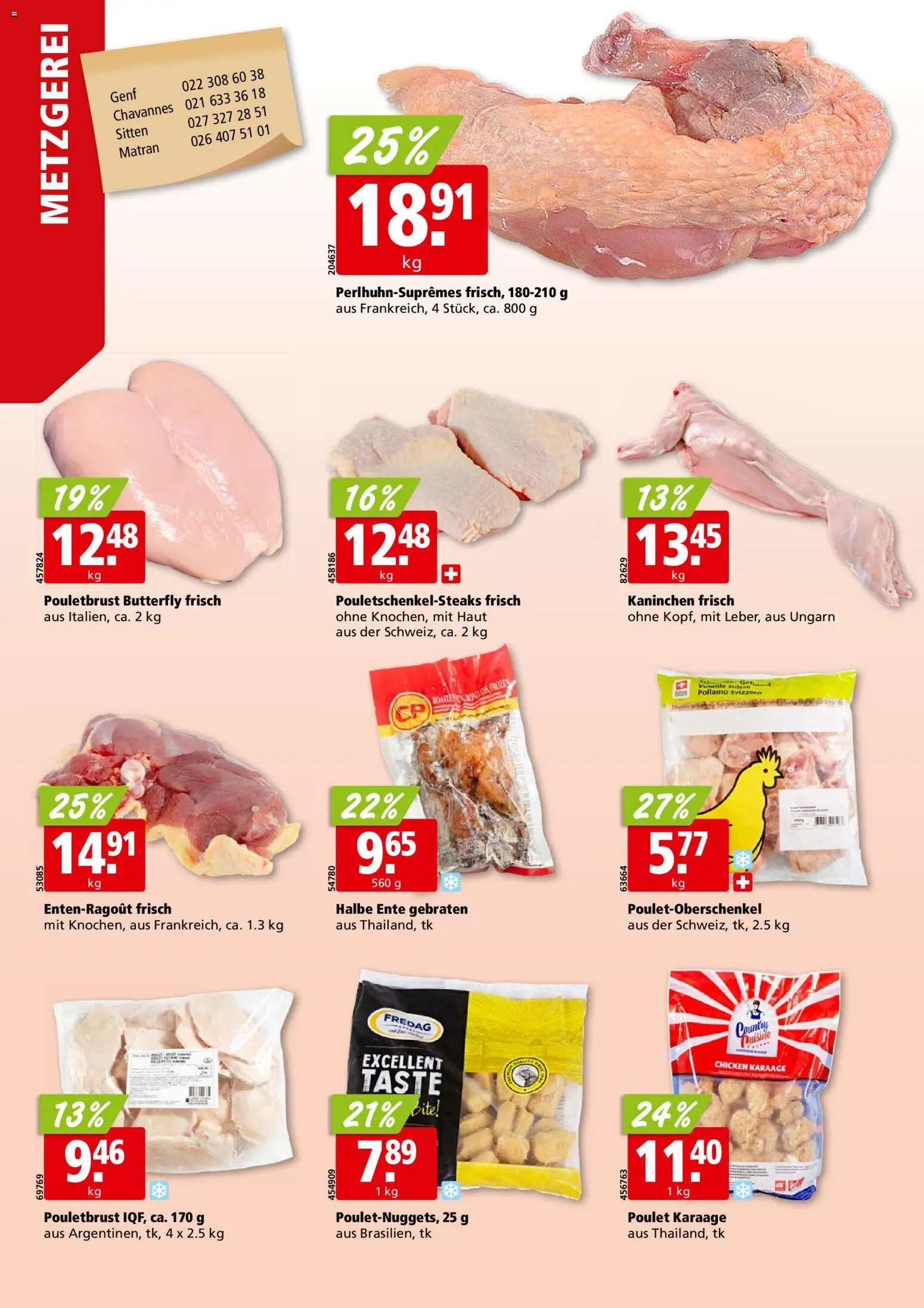 Aligro Aktionen – gültig ab 03.11.2025 | Seite: 6 | Produkte: Pouletbrust